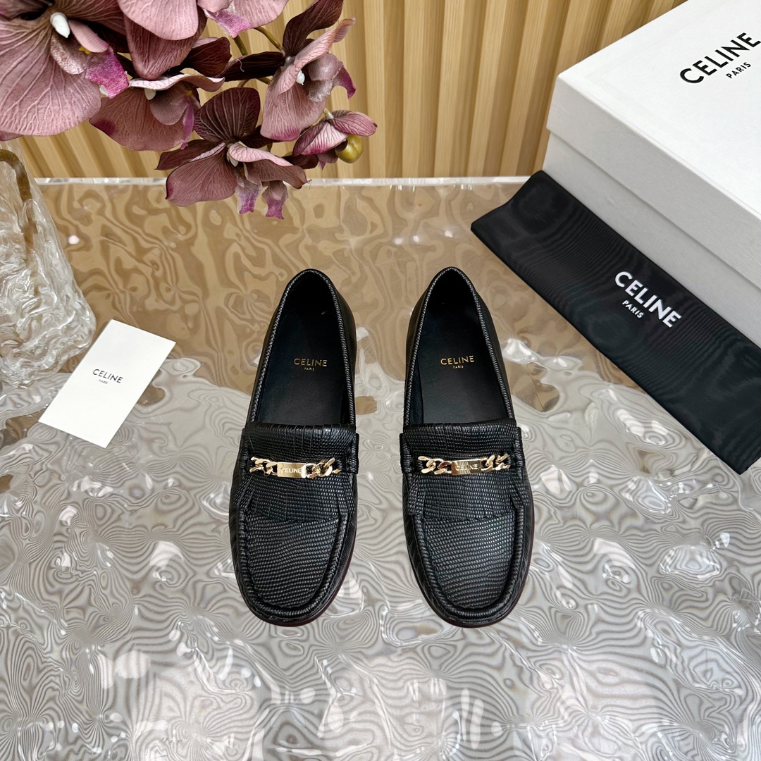 2024新款 💙Celine/赛琳经典四季复古乐福鞋 4