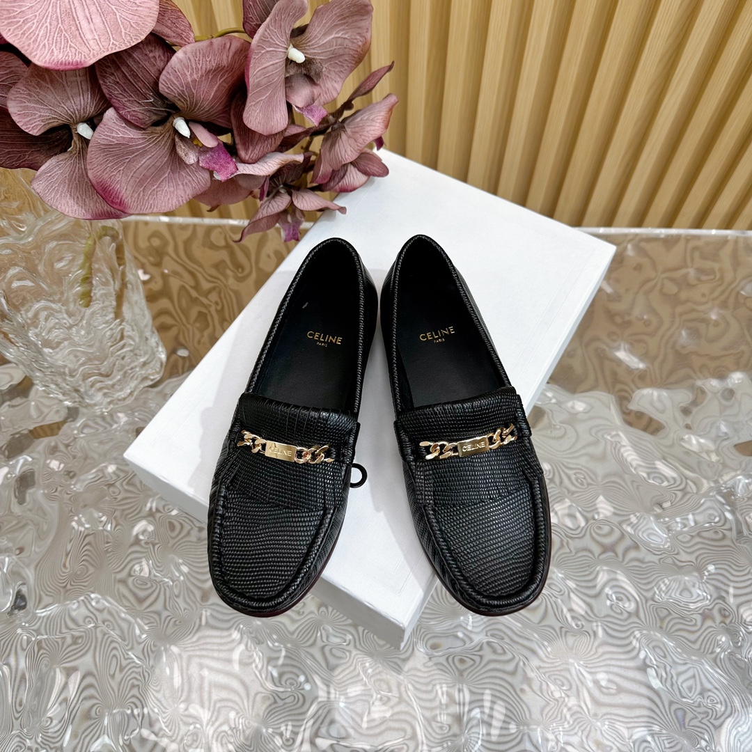 2024新款 💙Celine/赛琳经典四季复古乐福鞋 3