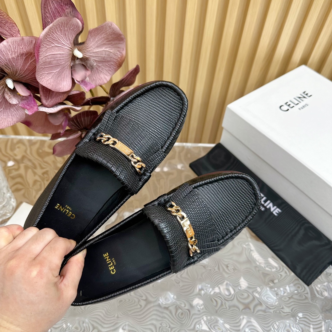 2024新款 💙Celine/赛琳经典四季复古乐福鞋 5