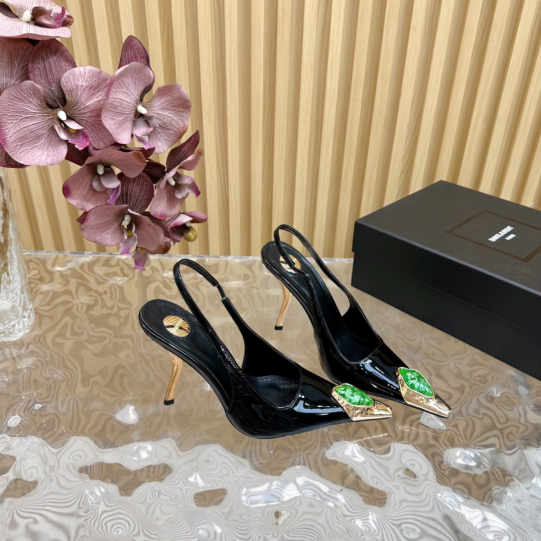 圣罗兰 Saint Laurent 经典高奢皮鞋鞋履高跟鞋 #BE88BC30 7
