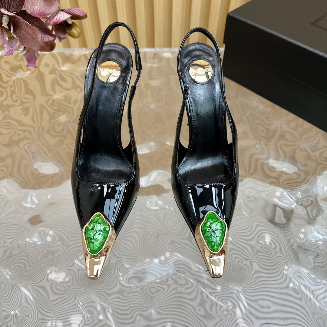 圣罗兰 Saint Laurent 经典高奢皮鞋鞋履高跟鞋 #BE88BC30 5