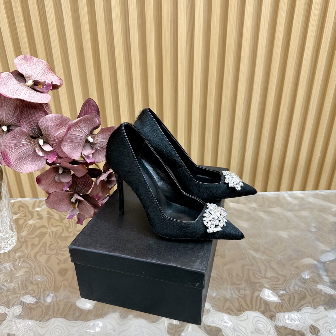 Giuseppe Zanotti Women’s High Heels Collection Overview: Luxury Italian Design, Horse Hair Shoes.