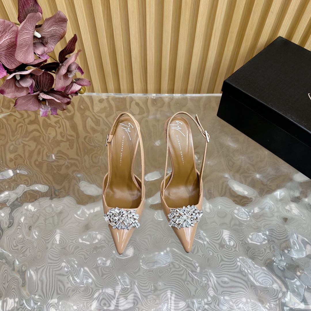 New Giuseppe Zanotti 24s: High Heels for Women in Paint Skin. - 图片 4