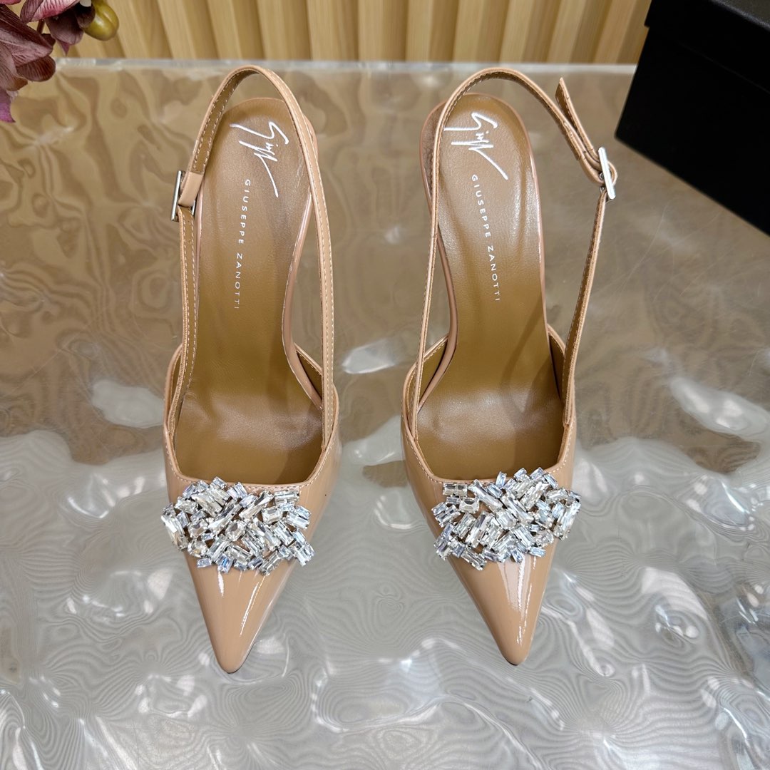 New Giuseppe Zanotti 24s: High Heels for Women in Paint Skin. - 图片 5