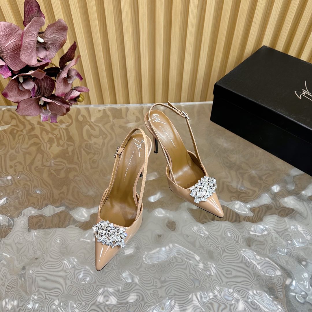 New Giuseppe Zanotti 24s: High Heels for Women in Paint Skin. - 图片 8