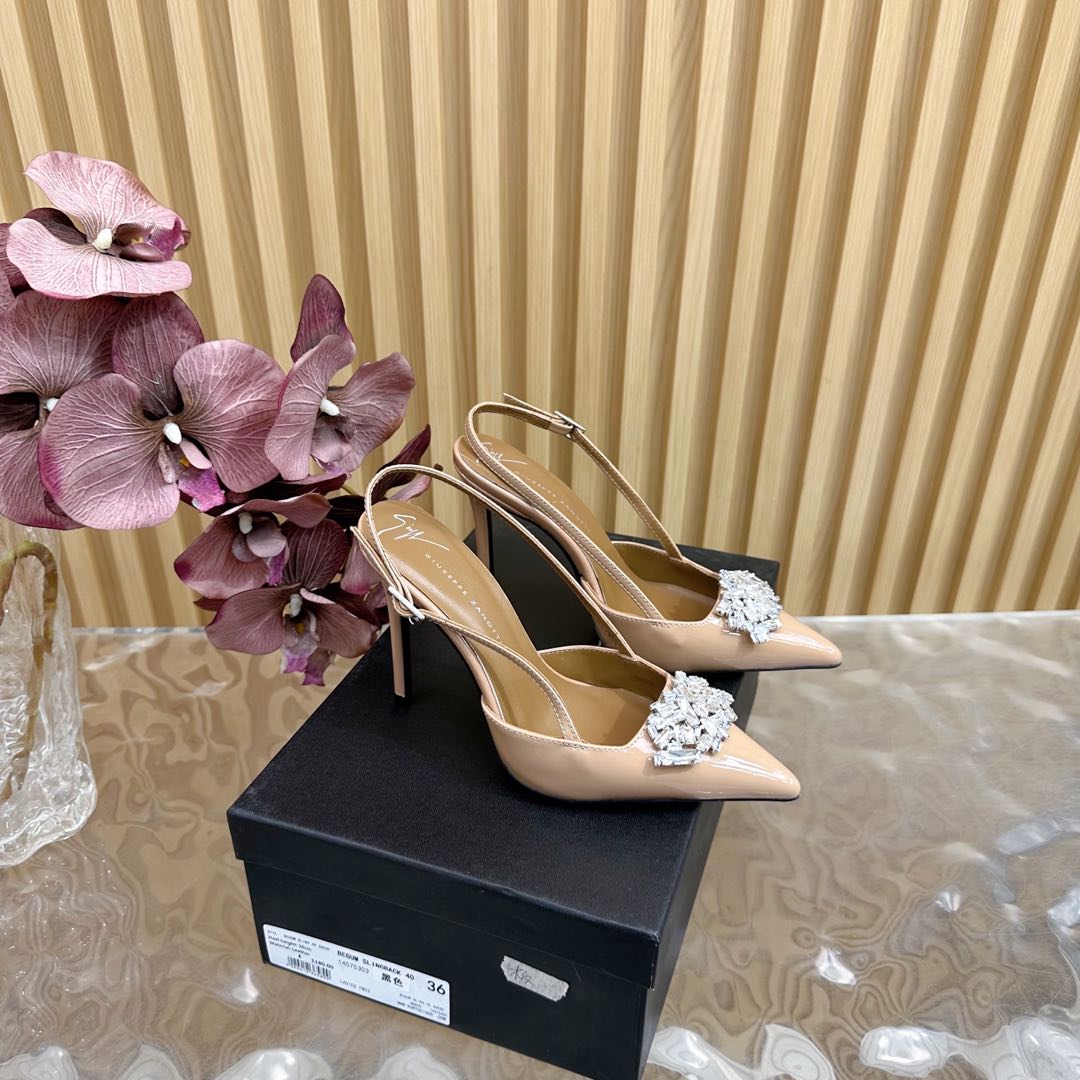 New Giuseppe Zanotti 24s: High Heels for Women in Paint Skin. - 图片 2