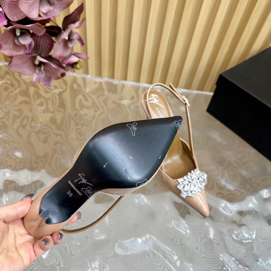New Giuseppe Zanotti 24s: High Heels for Women in Paint Skin. - 图片 9