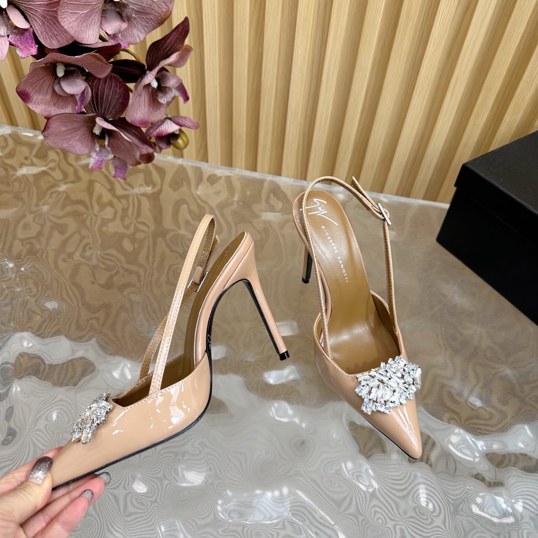 New Giuseppe Zanotti 24s: High Heels for Women in Paint Skin. - 图片 6