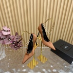 ⚠️YSL Saint Laurent 🖤— SS2025 early spring new style, new summer products, catwalk high heel sandals———————————2025 new spring and summer series rear square buckle high heel sandals! The pointed high-heeled slippers are not missing a pair of fairy shoes in the summer. Various small skirts are not picky at all. The transparent flashing diamonds show a fantasy under the light. It is so beautiful that the feet look white. It's so popular! The delicate crystal chain decoration illuminates the delicate and elegant lines of the ankle, releasing infinite elegance and charm. Explore more selection of high heels! Fabric: silk outsole: leather outsole size: 35-42 (customized by 40, 41, 42) Heel height: 10.5cm 1 ⚠️YSL Saint Laurent 🖤— SS2025 early spring new style, new summer products, catwalk high heel sandals———————————2025 new spring and summer series rear square buckle high heel sandals! The pointed high-heeled slippers are not missing a pair of fairy shoes in the summer. Various small skirts are not picky at all. The transparent flashing diamonds show a fantasy under the light. It is so beautiful that the feet look white. It’s so popular! The delicate crystal chain decoration illuminates the delicate and elegant lines of the ankle, releasing infinite elegance and charm. Explore more selection of high heels! Fabric: silk outsole: leather outsole size: 35-42 (customized by 40, 41, 42) Heel height: 10.5cm