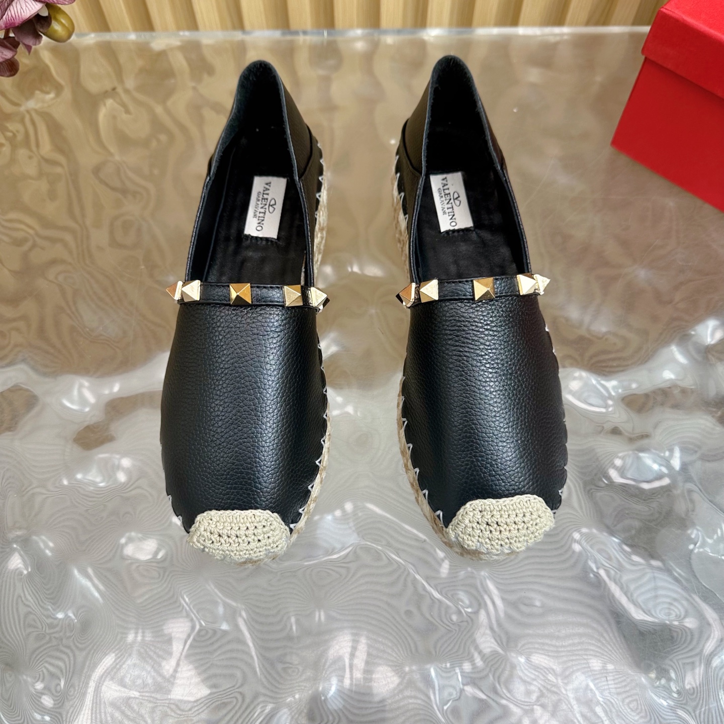 Valentino Garavani Espadrille Flats with Studs - Women's Designer Shoes 6 i1742415061475 4207 0 4