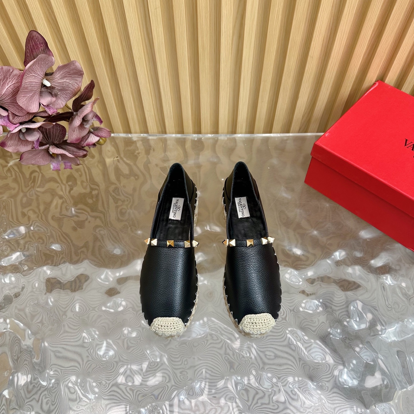 Valentino Garavani Espadrille Flats with Studs - Women's Designer Shoes 5 i1742415061516 7269 0 3