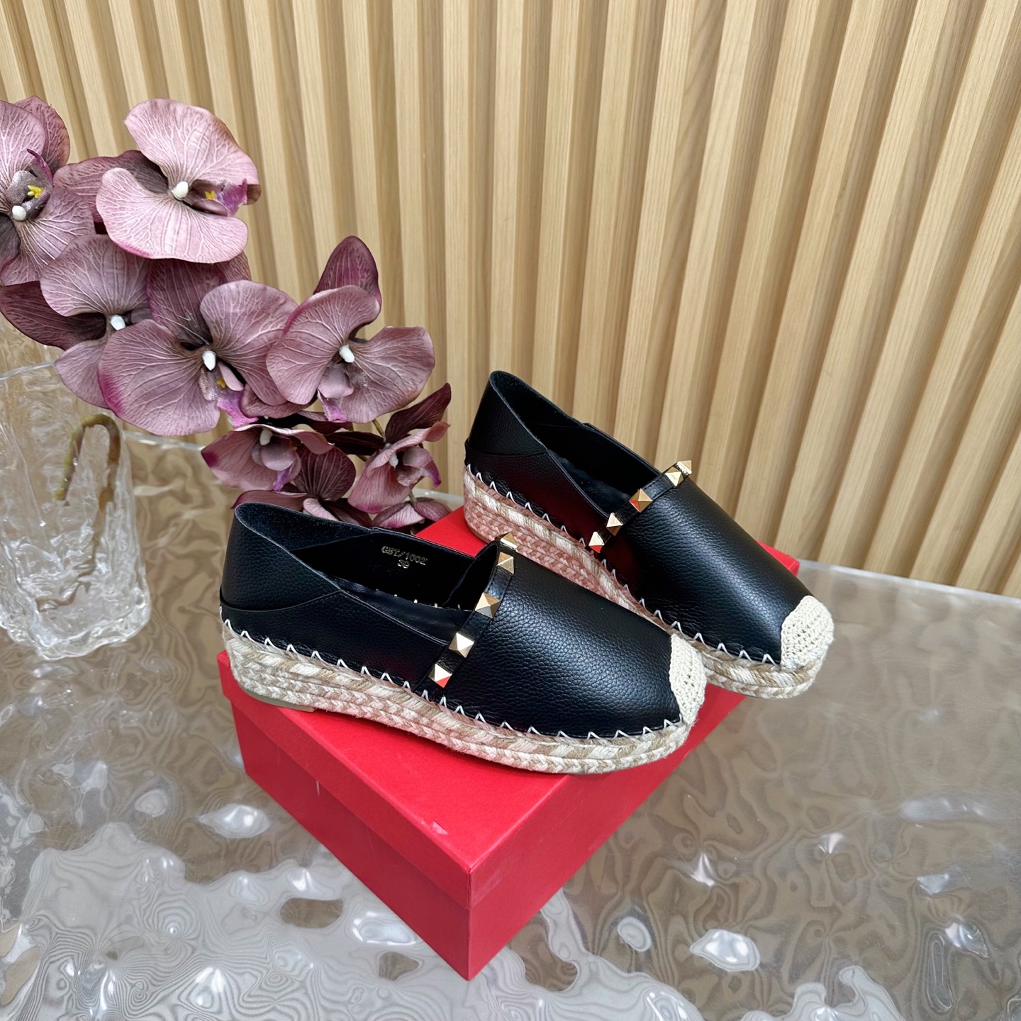 Valentino Garavani Espadrille Flats with Studs - Women's Designer Shoes