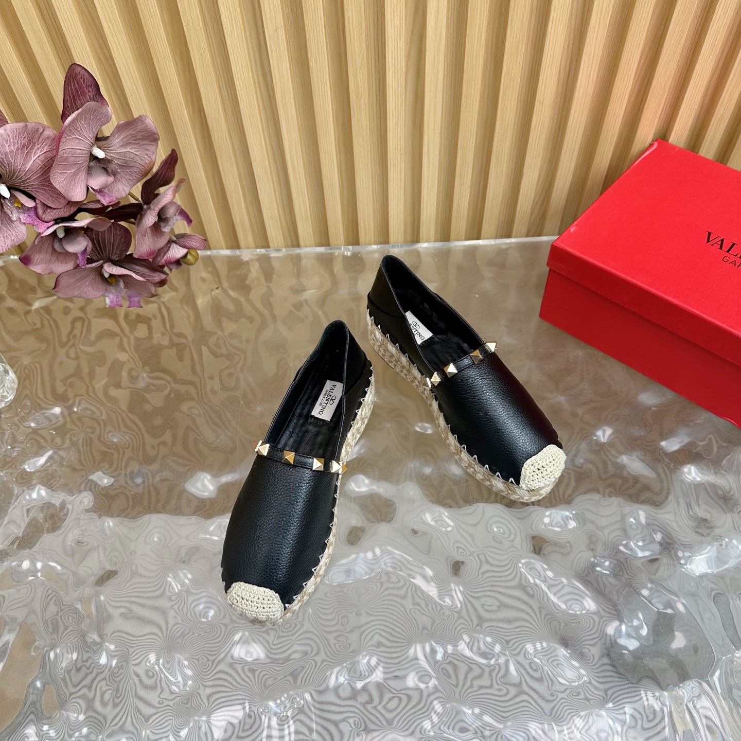 Valentino Garavani Espadrille Flats with Studs - Women's Designer Shoes 7 i1742415066581 1987 0 5