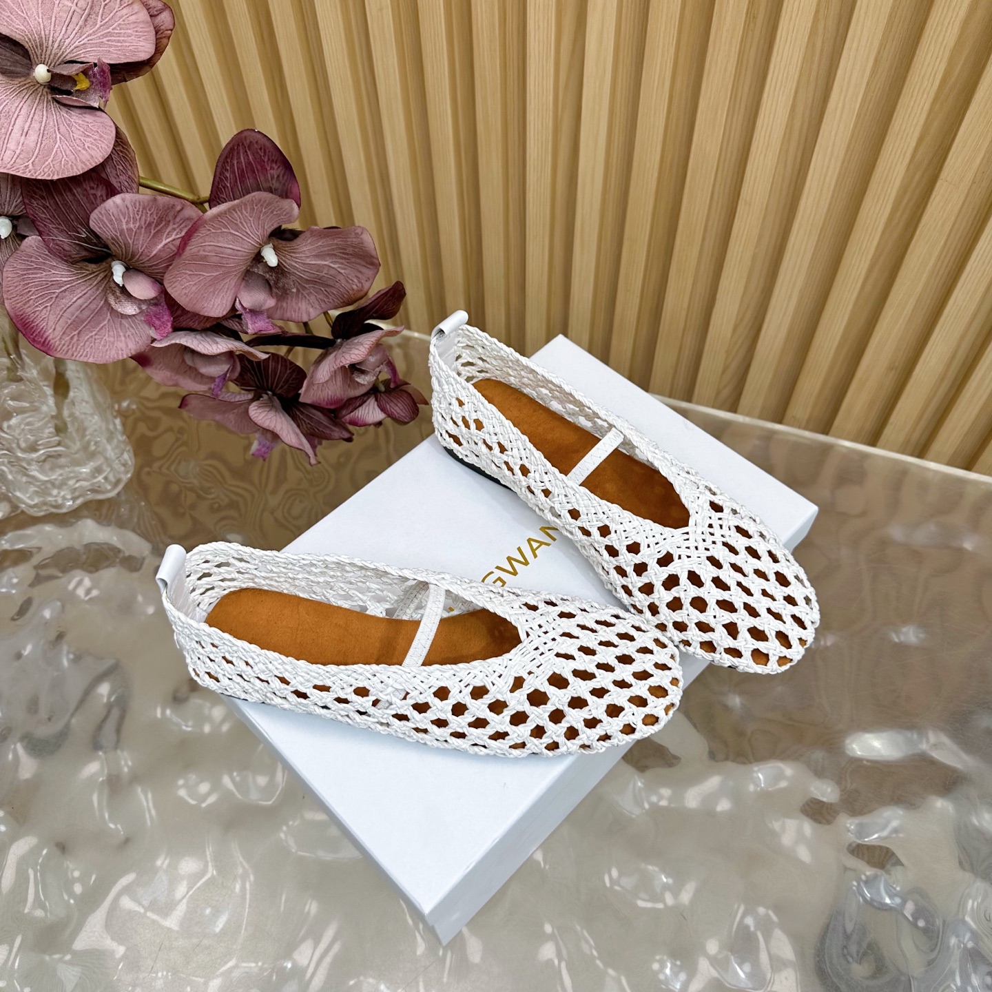 Fashion Update 2025: Crystal-Coated Monolith Shoes with Velvet Pumping Foot - 图片 2