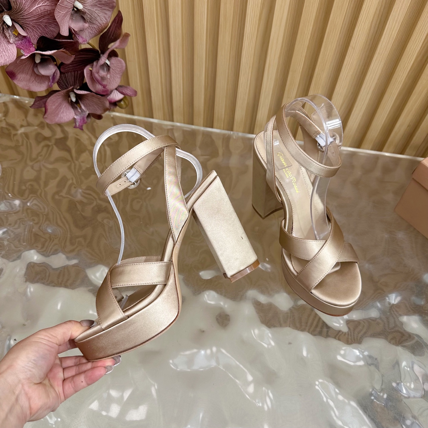 Gianvito Rossi High-Heavy Sandals: Classic Table 2025 – Luxury Fashion Statement - 图片 8