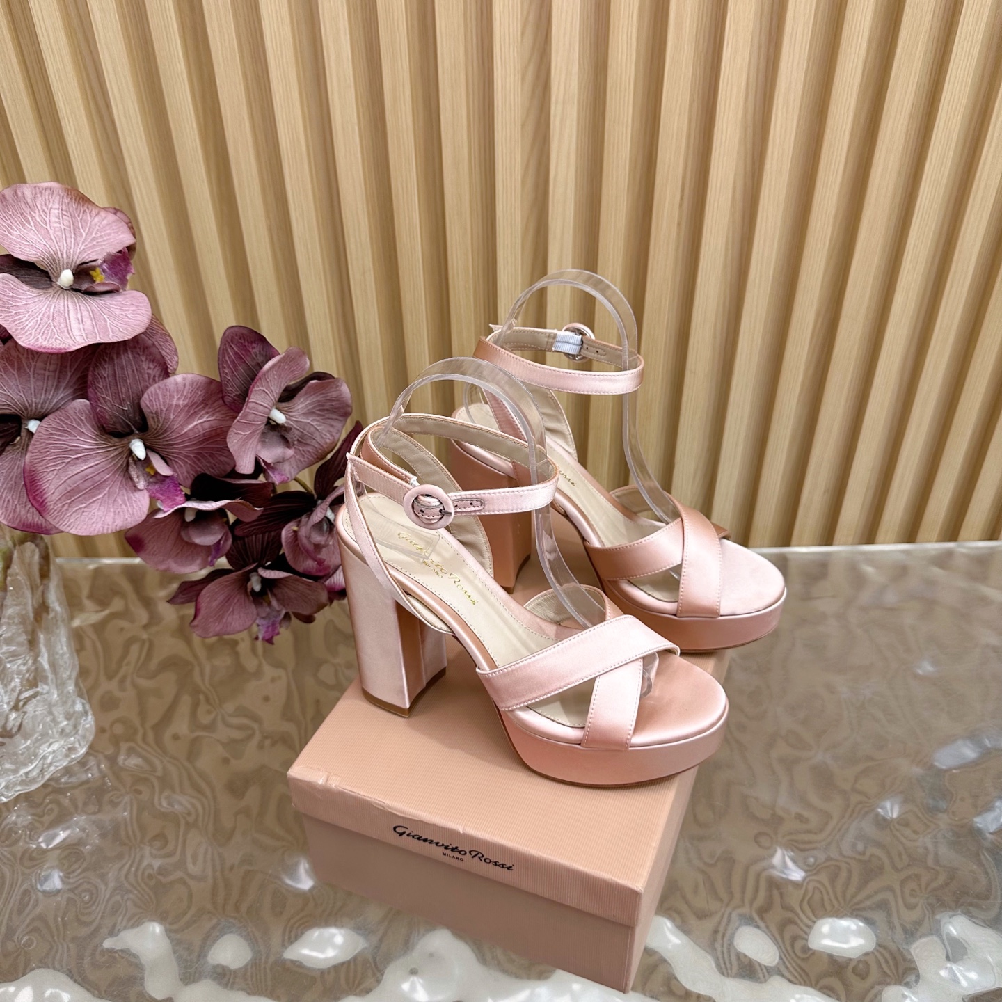 Gianvito Rossi High-Heavy Sandals: Elegant Confidence in Every Step