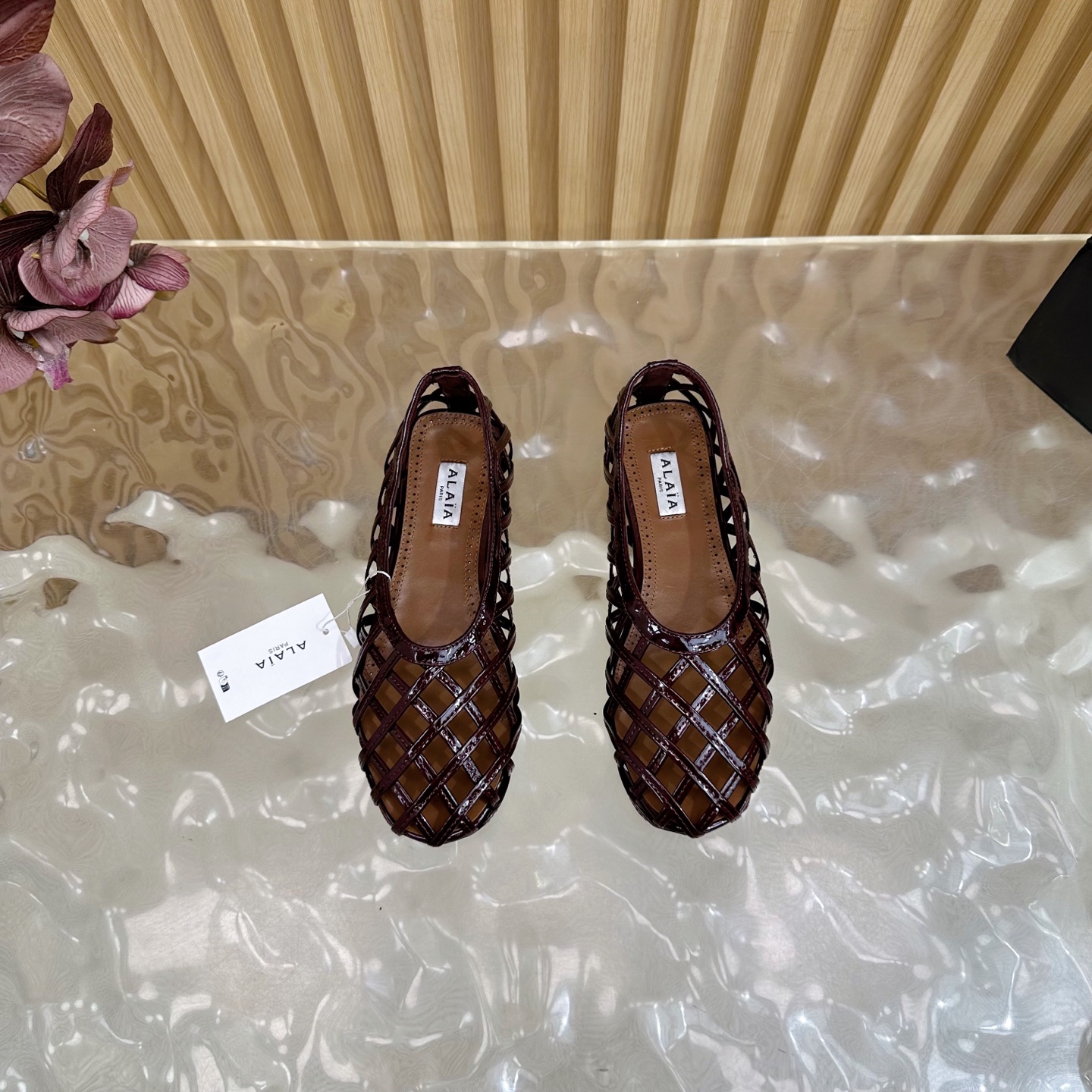 ALAIA Women's Hollowed-Out Mary Jane Ballet Flats Sandals 5 i1755947557288 9851 0 3