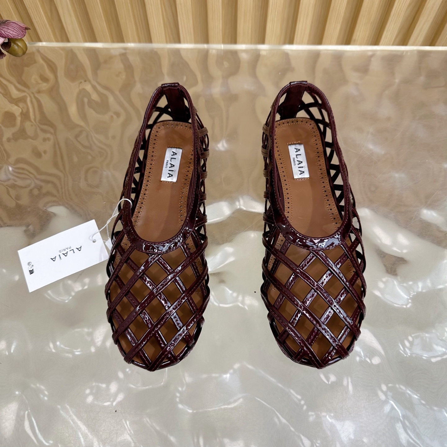 ALAIA Women's Hollowed-Out Mary Jane Ballet Flats Sandals 6 i1755947557289 2999 0 4