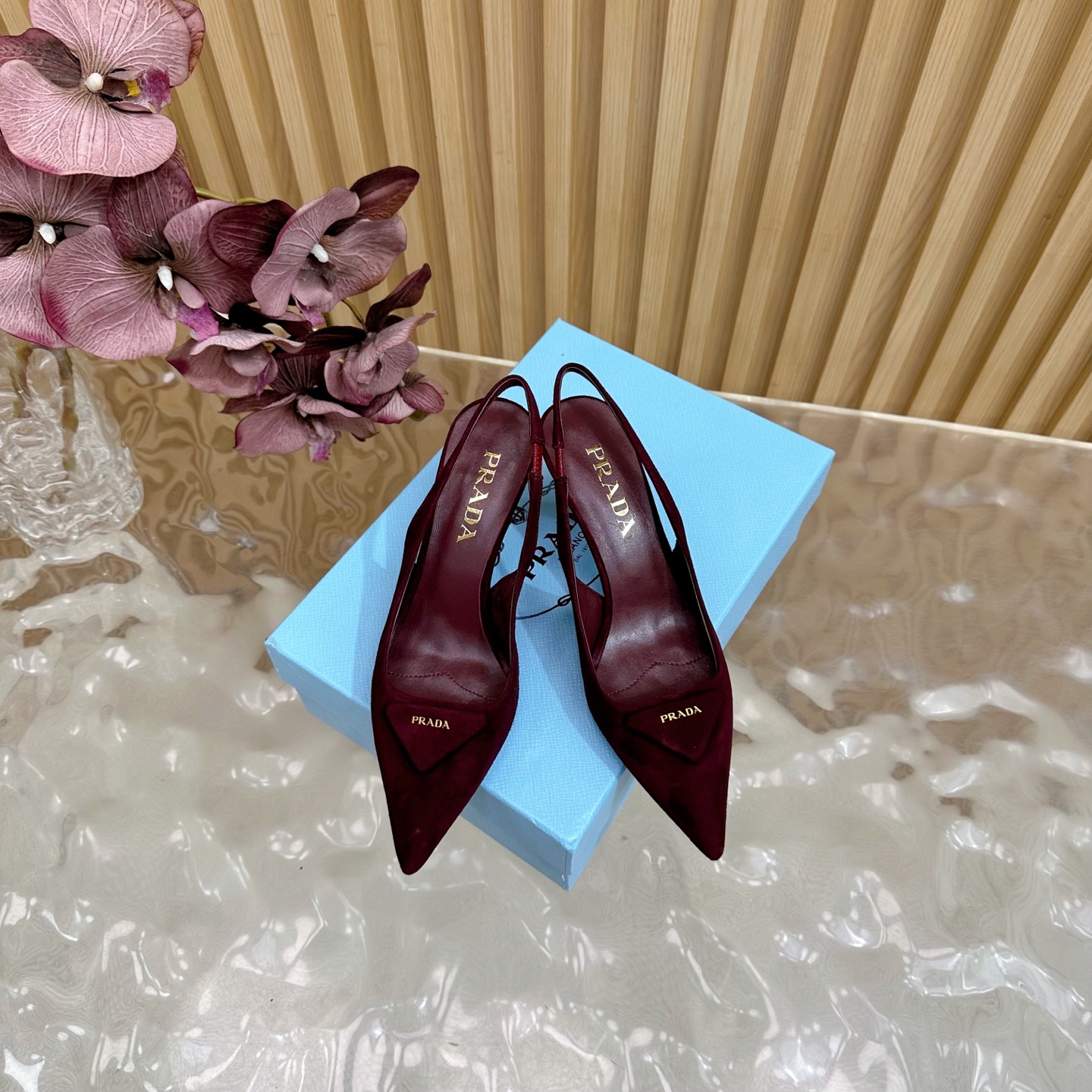 Prada Women's Slingback Pumps Elegant Pointed-Toe Stiletto Heel Shoes 4 i1755949952241 8868 0 2