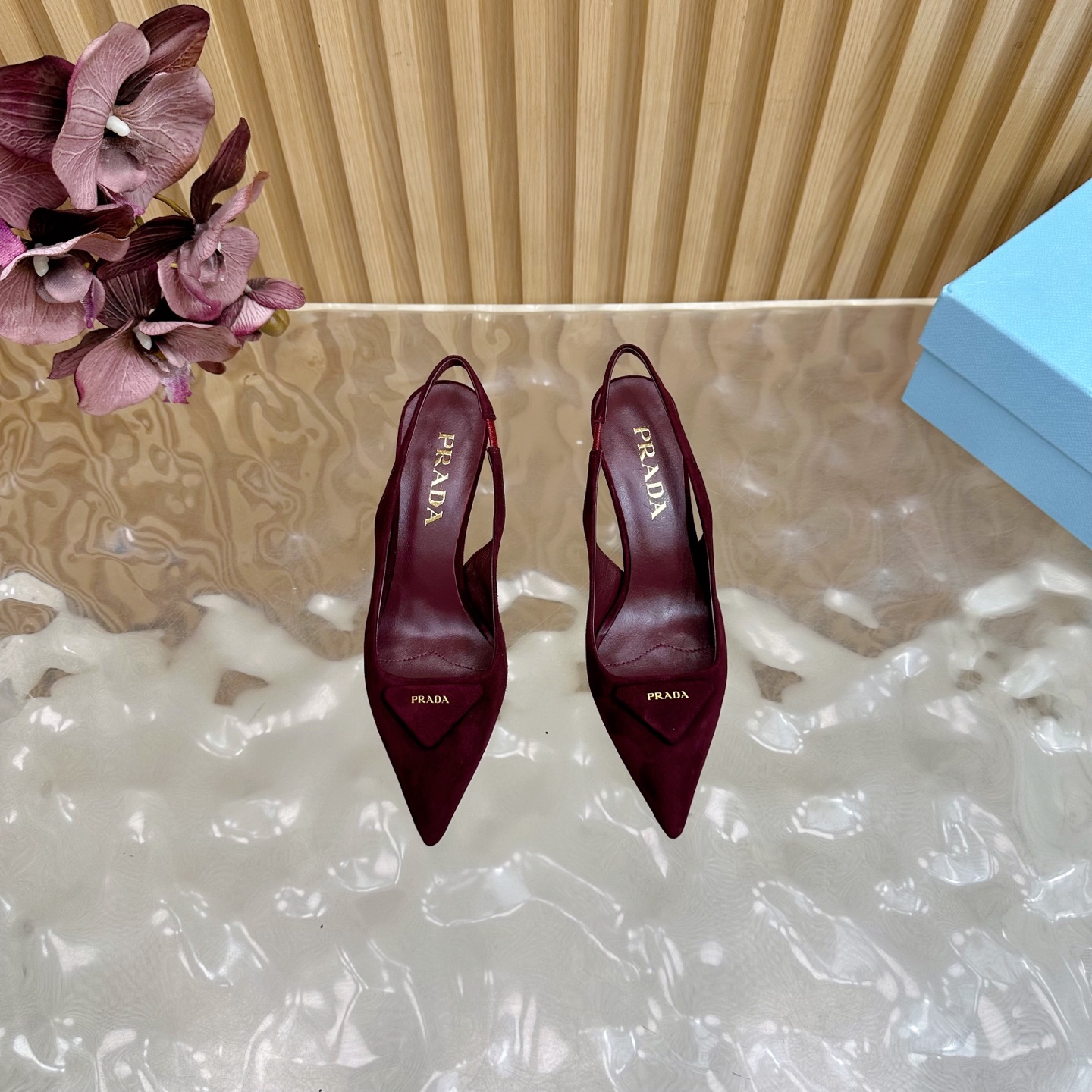Prada Women's Slingback Pumps Elegant Pointed-Toe Stiletto Heel Shoes 5 i1755949954287 2488 0 3