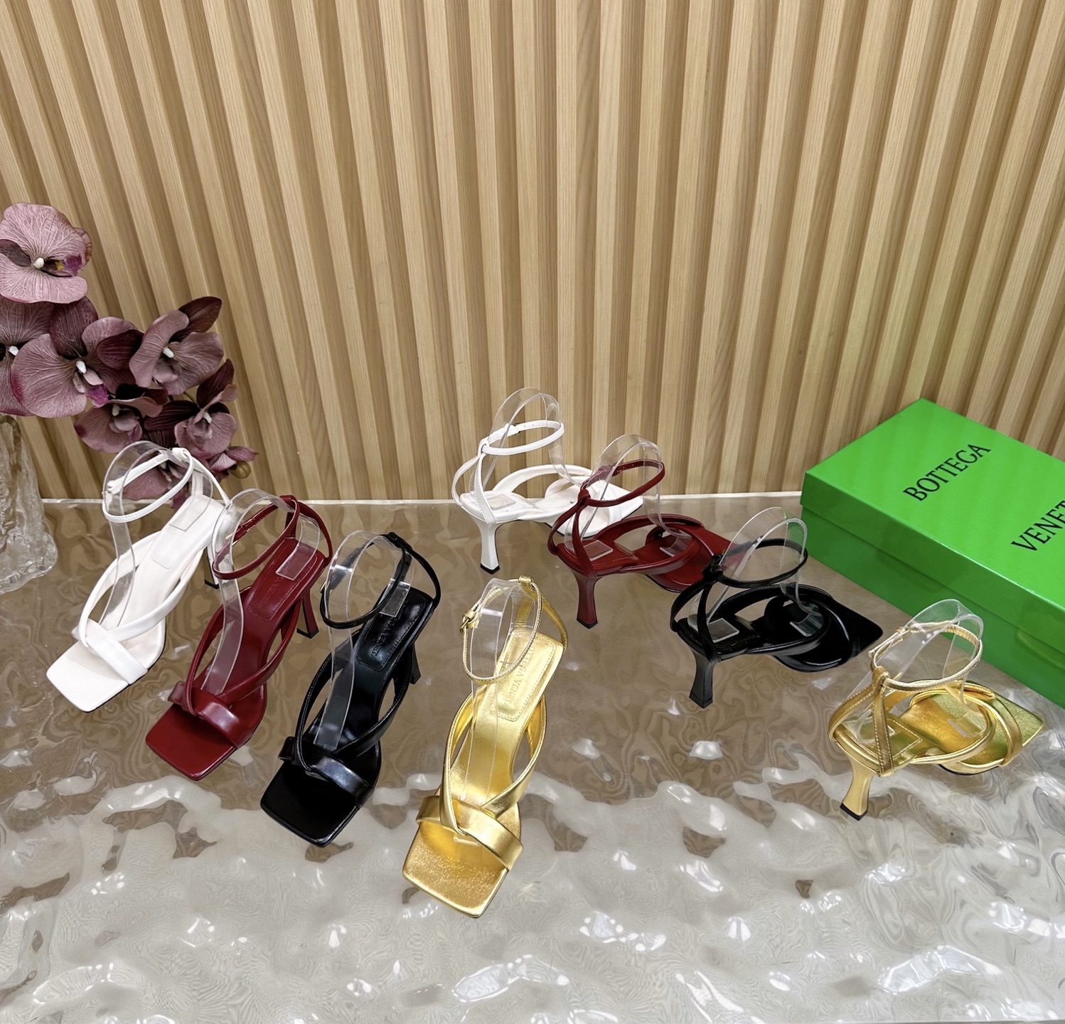 Sandales Femme Élégantes Bottega Veneta - Style Raffiné et Confort Inégalé