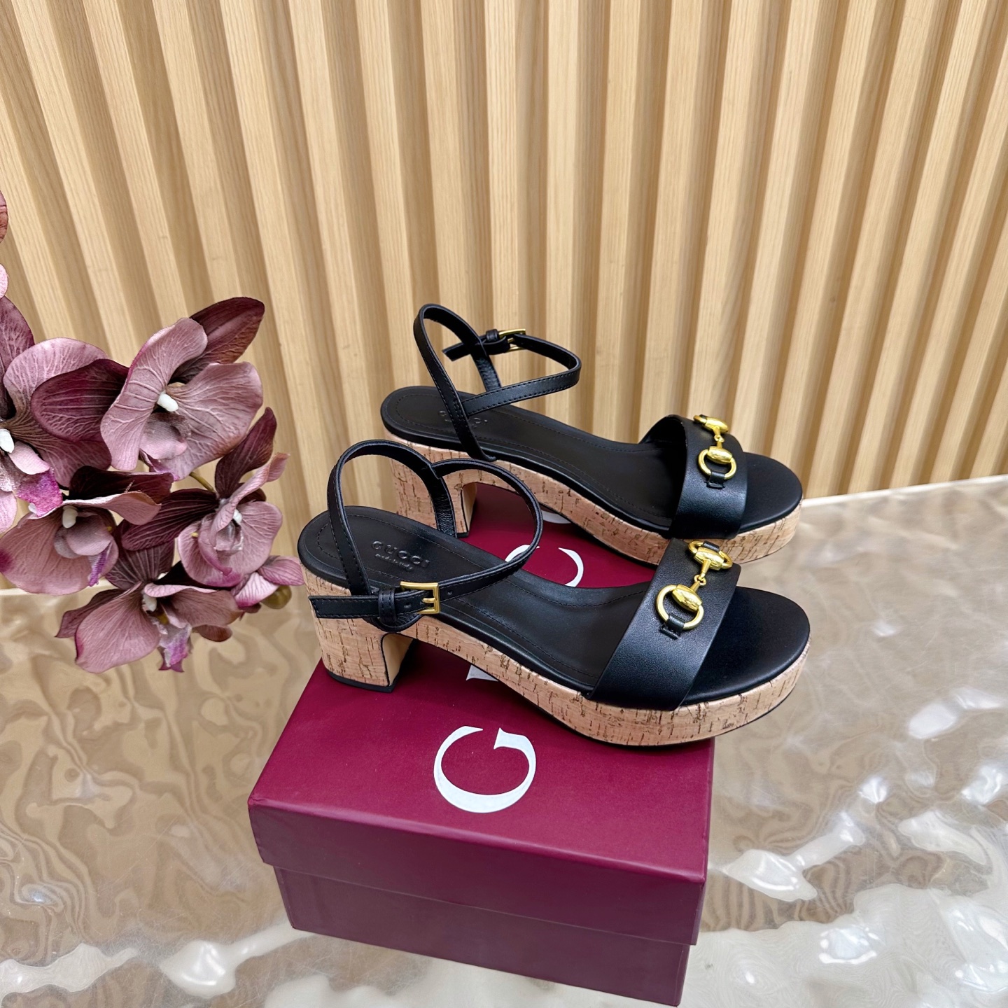 Gucci Slingback Sandalen met Hak en Paardenbit - Stijlvol en Comfortabel