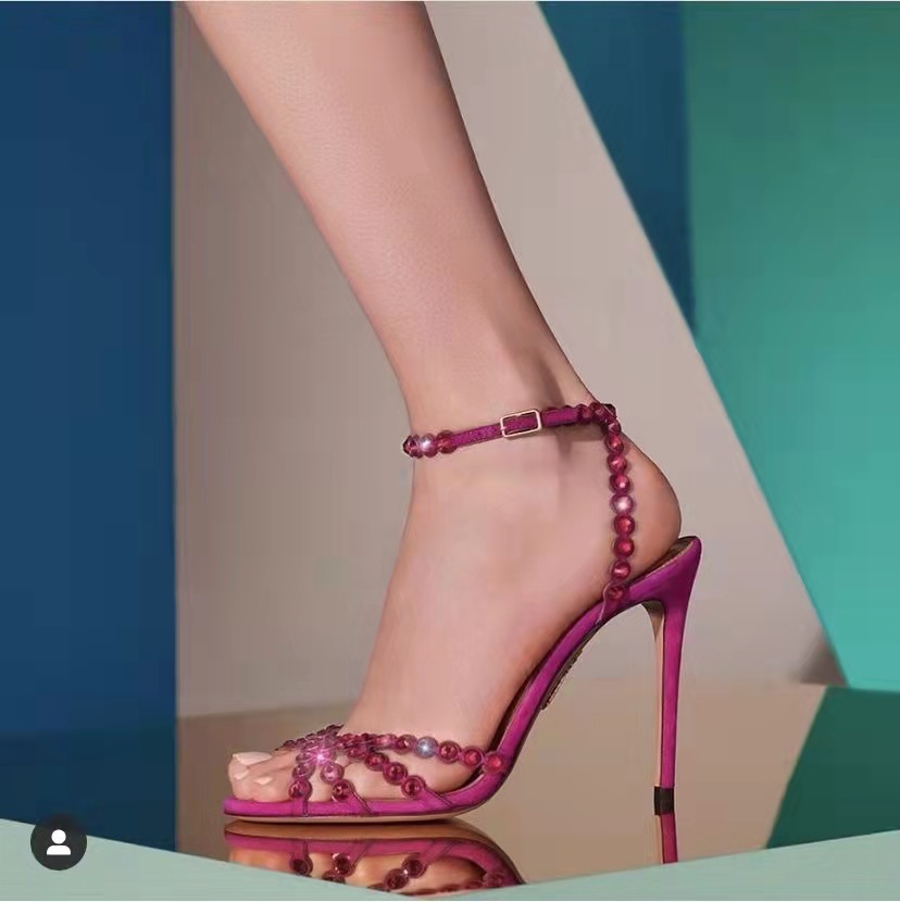 NO:616773,Upper foot pictures, high heels sandals, sandals, high heels19860909上脚图,高跟鞋凉鞋,sandals,high heels,Women's Shoes