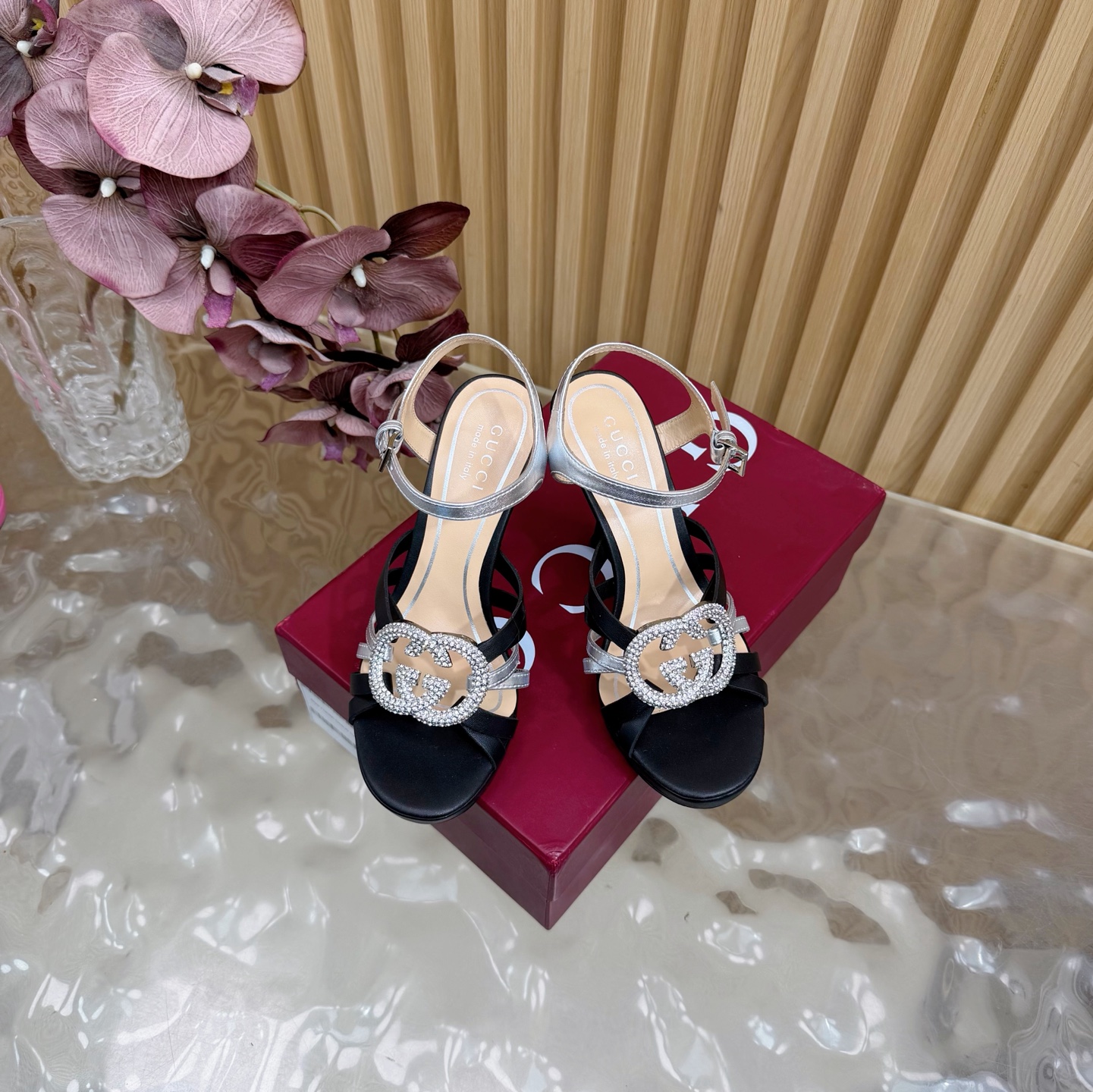 古驰 Gucci 经典高奢皮鞋鞋履高跟鞋 #02438253 3