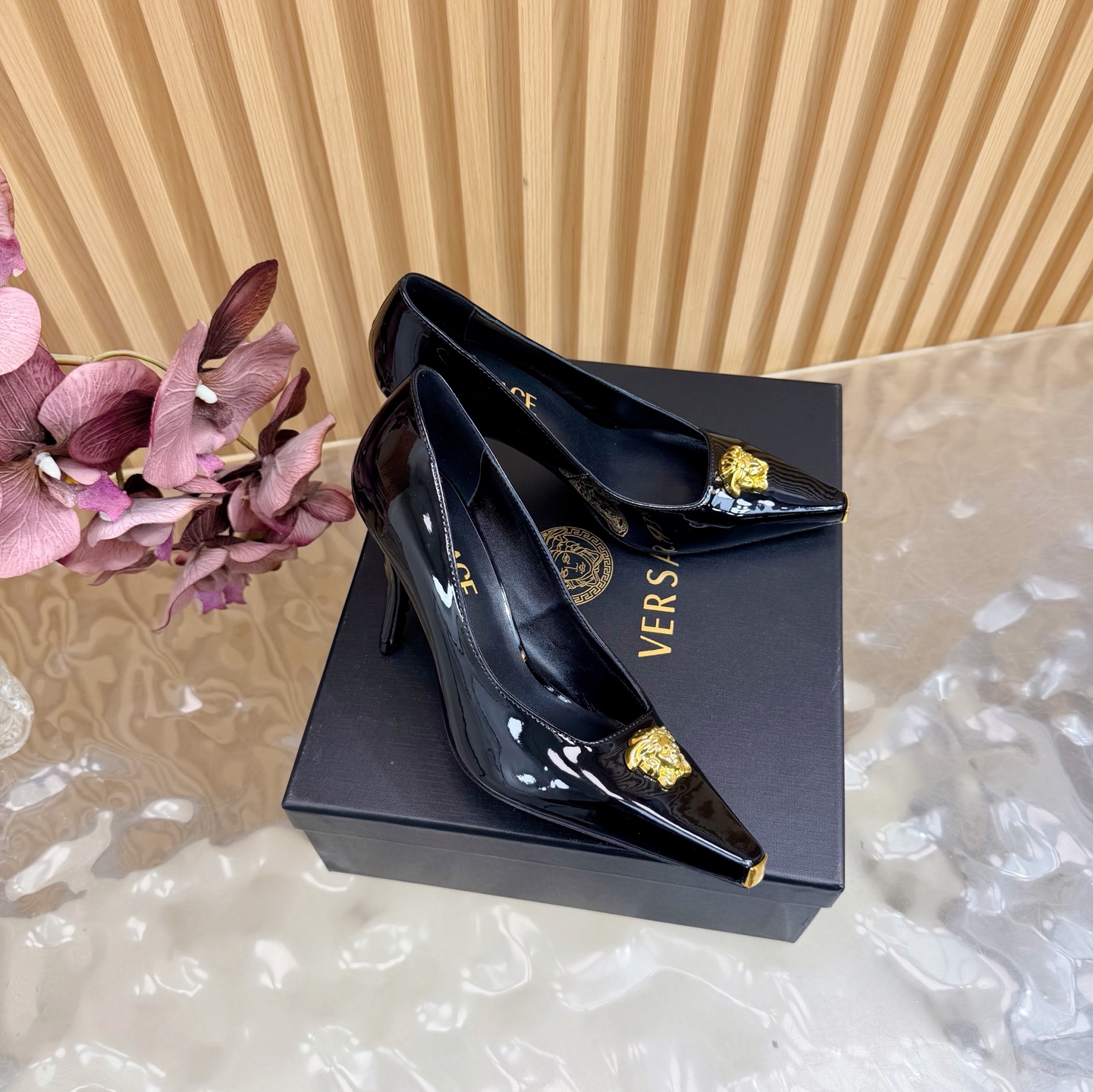 Versace Haute Couture Classic Luxury Leather Shoe Loafer Shoes Ref 2