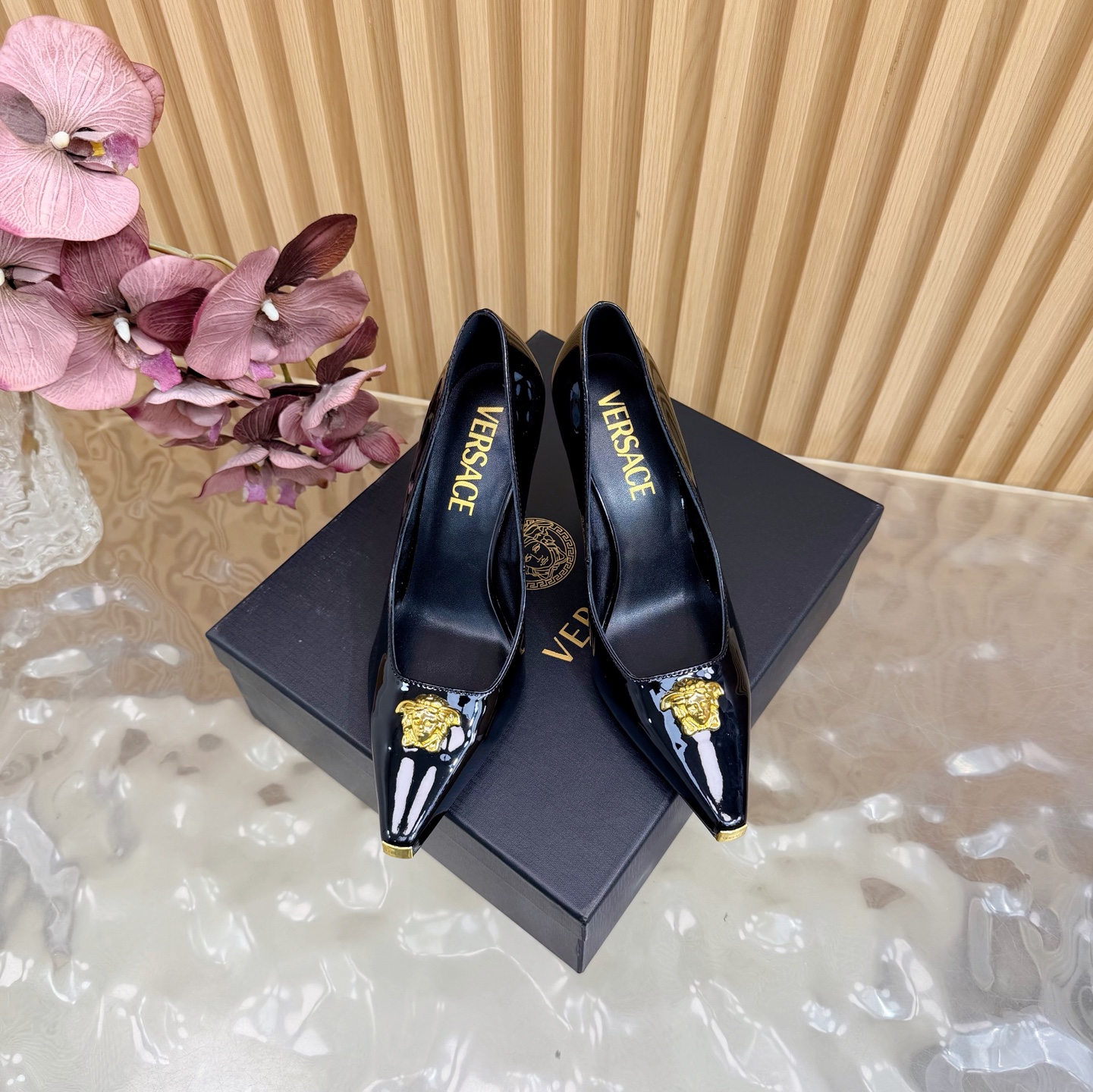 Versace Haute Couture Classic Luxury Leather Shoe Loafer Shoes Ref 3