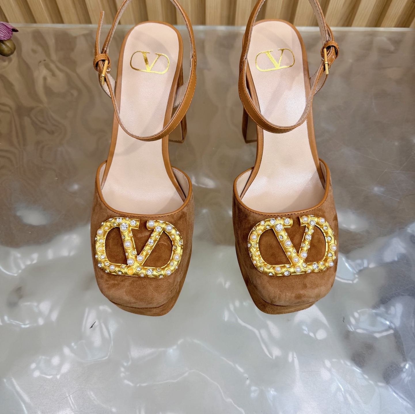 Rene Caovilla Haute Couture Classic Luxury Leather Shoe Loafer Shoes 5