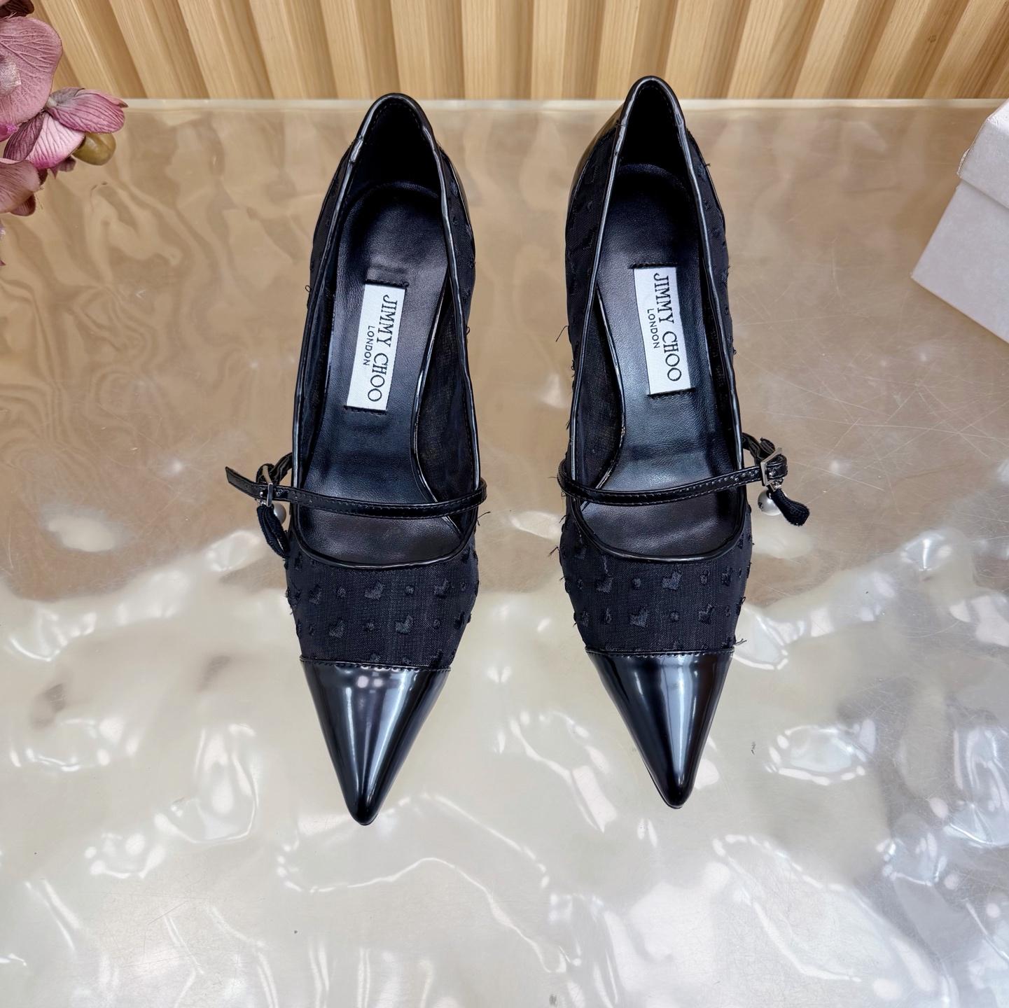 吉米周 Jimmy Choo 经典高奢皮鞋鞋履高跟鞋 #75D72E3B 5