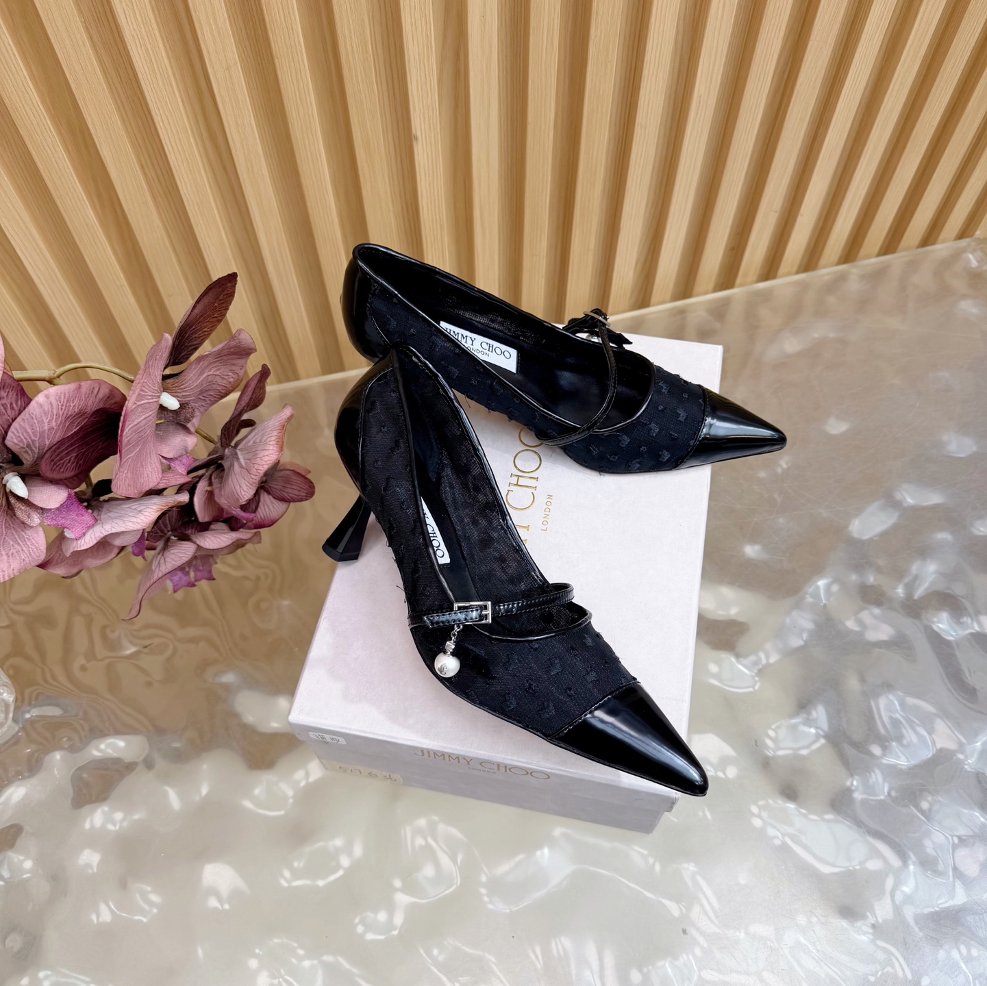 吉米周 Jimmy Choo 经典高奢皮鞋鞋履高跟鞋 #75D72E3B 2