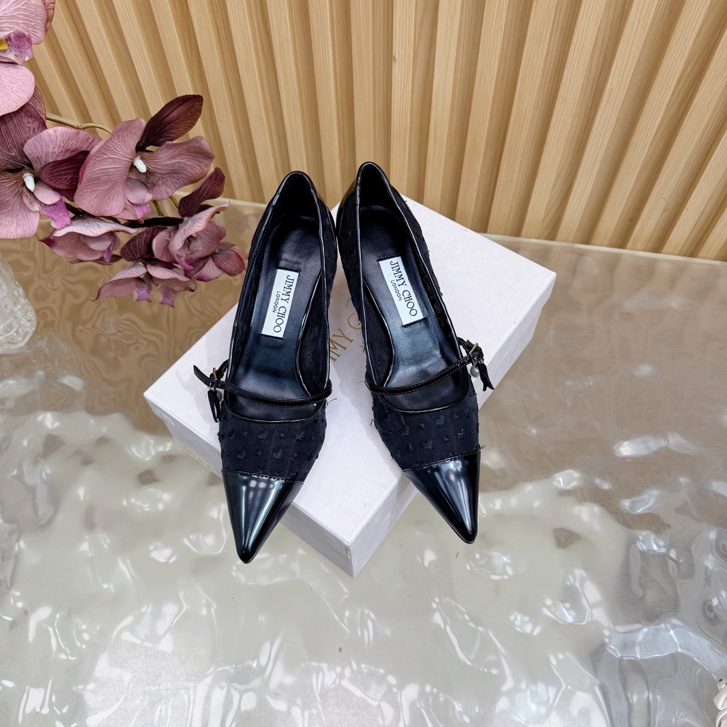 吉米周 Jimmy Choo 经典高奢皮鞋鞋履高跟鞋 #75D72E3B 3