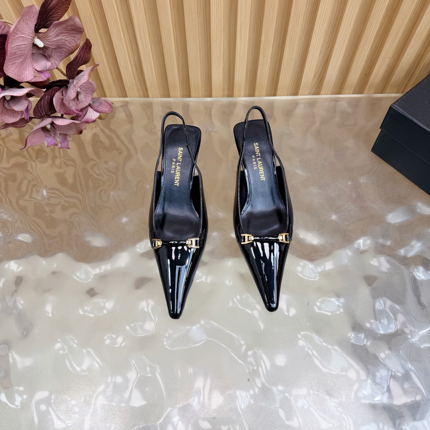 圣罗兰 Saint Laurent 经典高奢皮鞋鞋履高跟鞋 #F5F2AABF 4