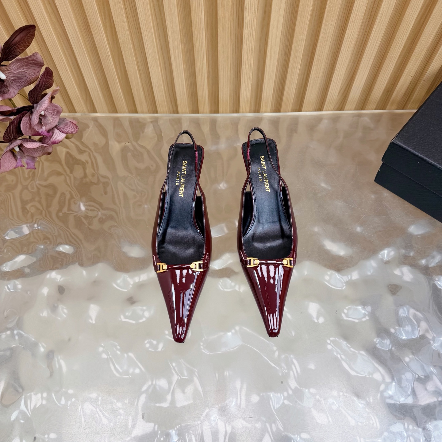 圣罗兰 Saint Laurent 经典高奢皮鞋鞋履高跟鞋 #ED6BF1EA 4