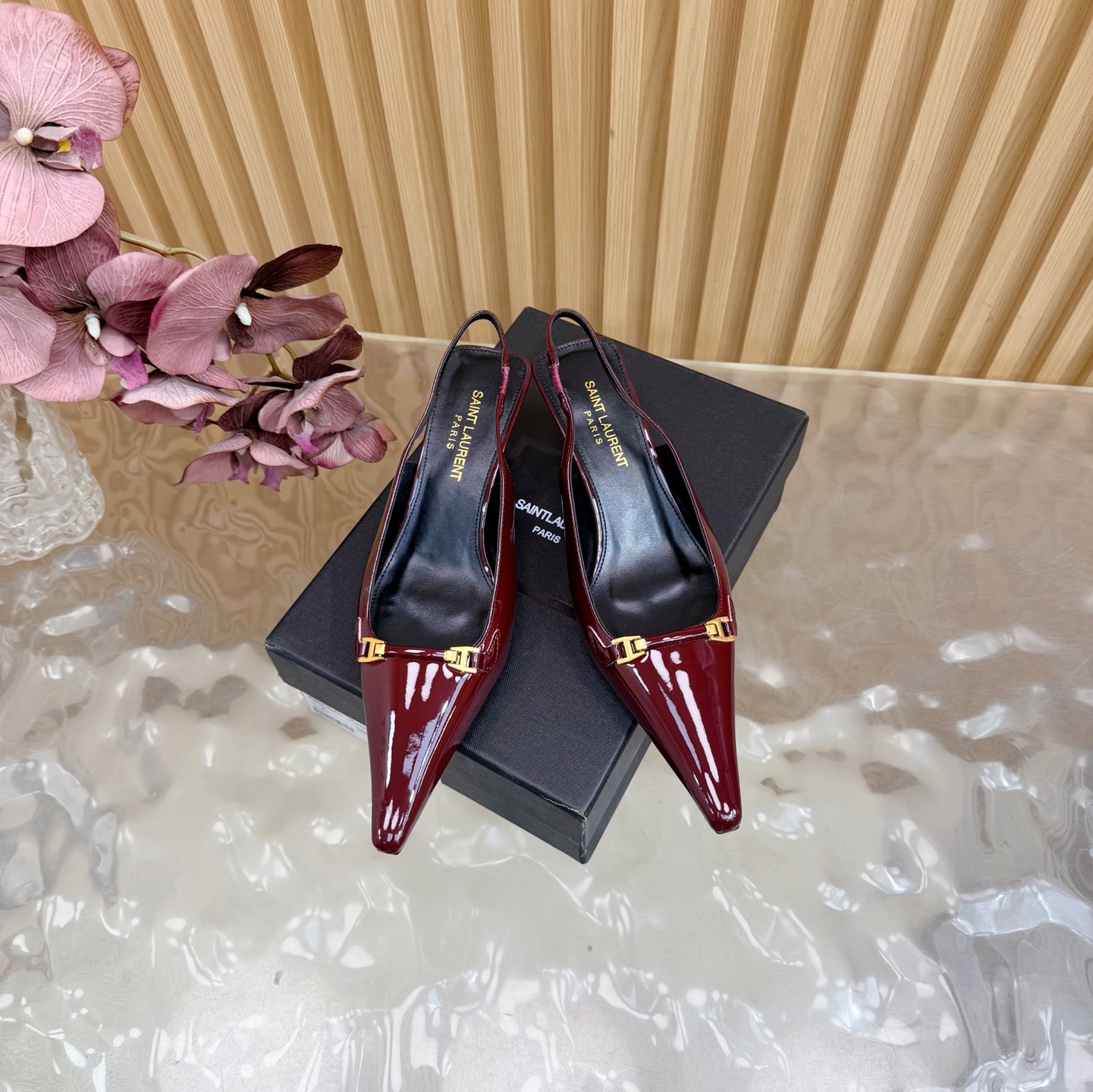圣罗兰 Saint Laurent 经典高奢皮鞋鞋履高跟鞋 #ED6BF1EA 3
