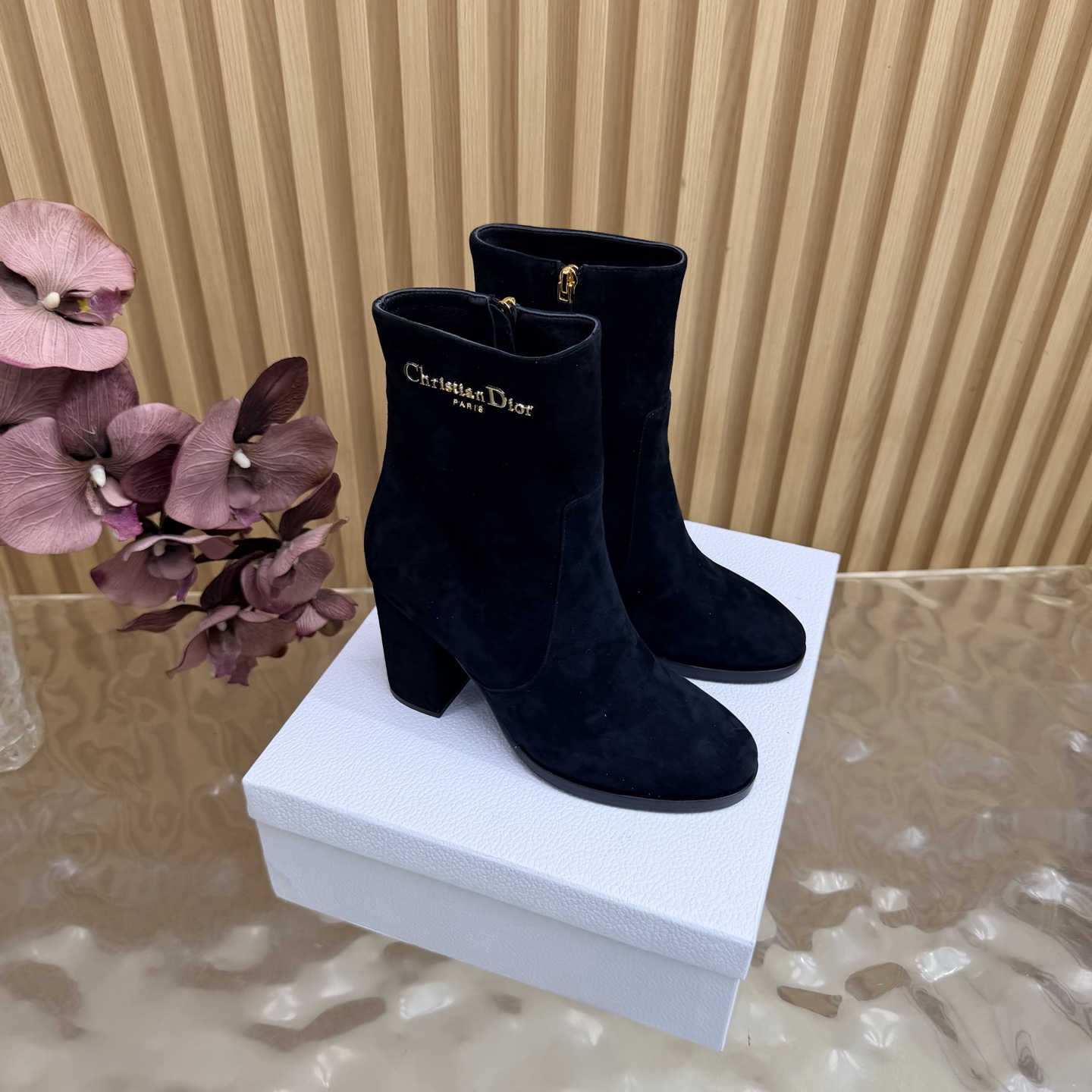 Black Heeled Ankle Boots