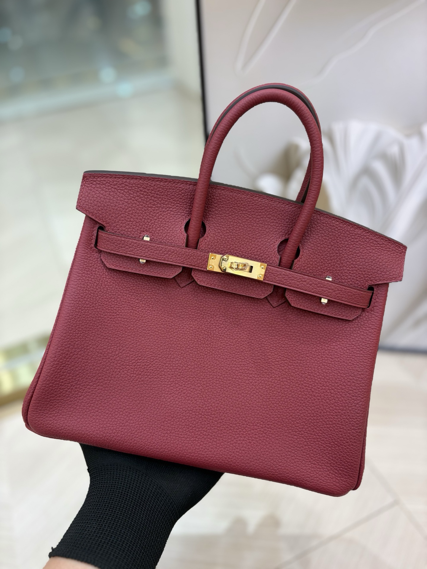 NO:713963,Birkin Platinum 25/30cm Original imported Togo leather [ruby red] gold and silver buckle Counter synchronization Fully handmade beeswax thread sewing Pure steel hardware in stock, Hermes, Hermes,19860909Birkin 铂金 25/30cm 原厂进口Togo皮【宝石红】金银扣 专柜同步 全手工蜜蜡线缝制 纯钢五金 现货,爱马仕,hermes,Hermes,,Bag