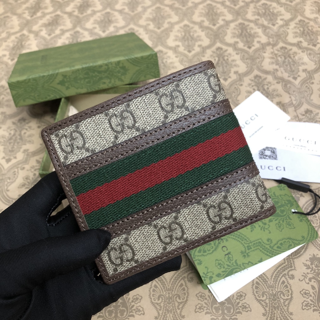 米色/乌木GG Supreme Canvas，一种低环境影响的材料，棕色皮革装饰做工精致！款号： 尺寸：