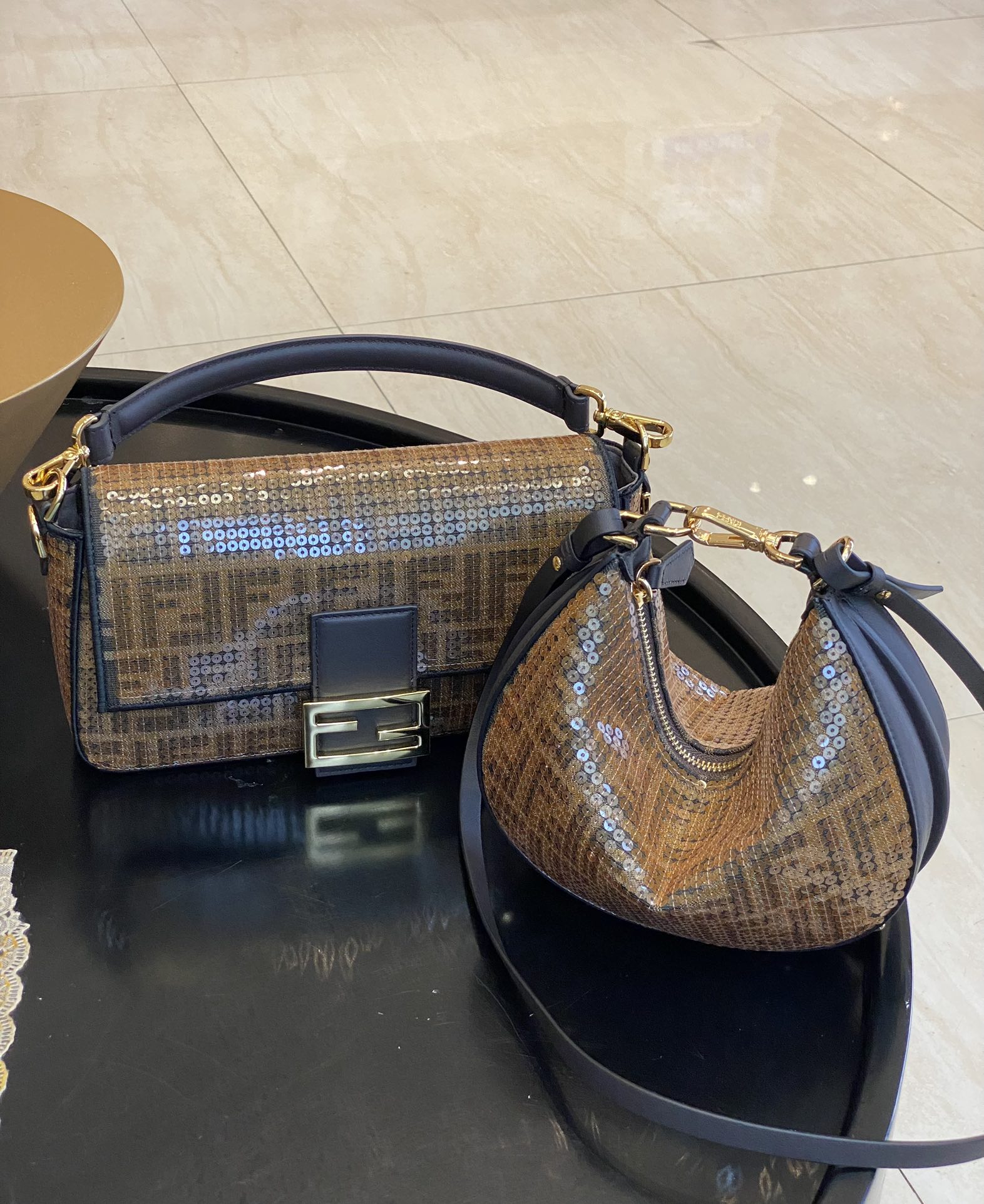 Fendi Collection: Sequined Premium Details