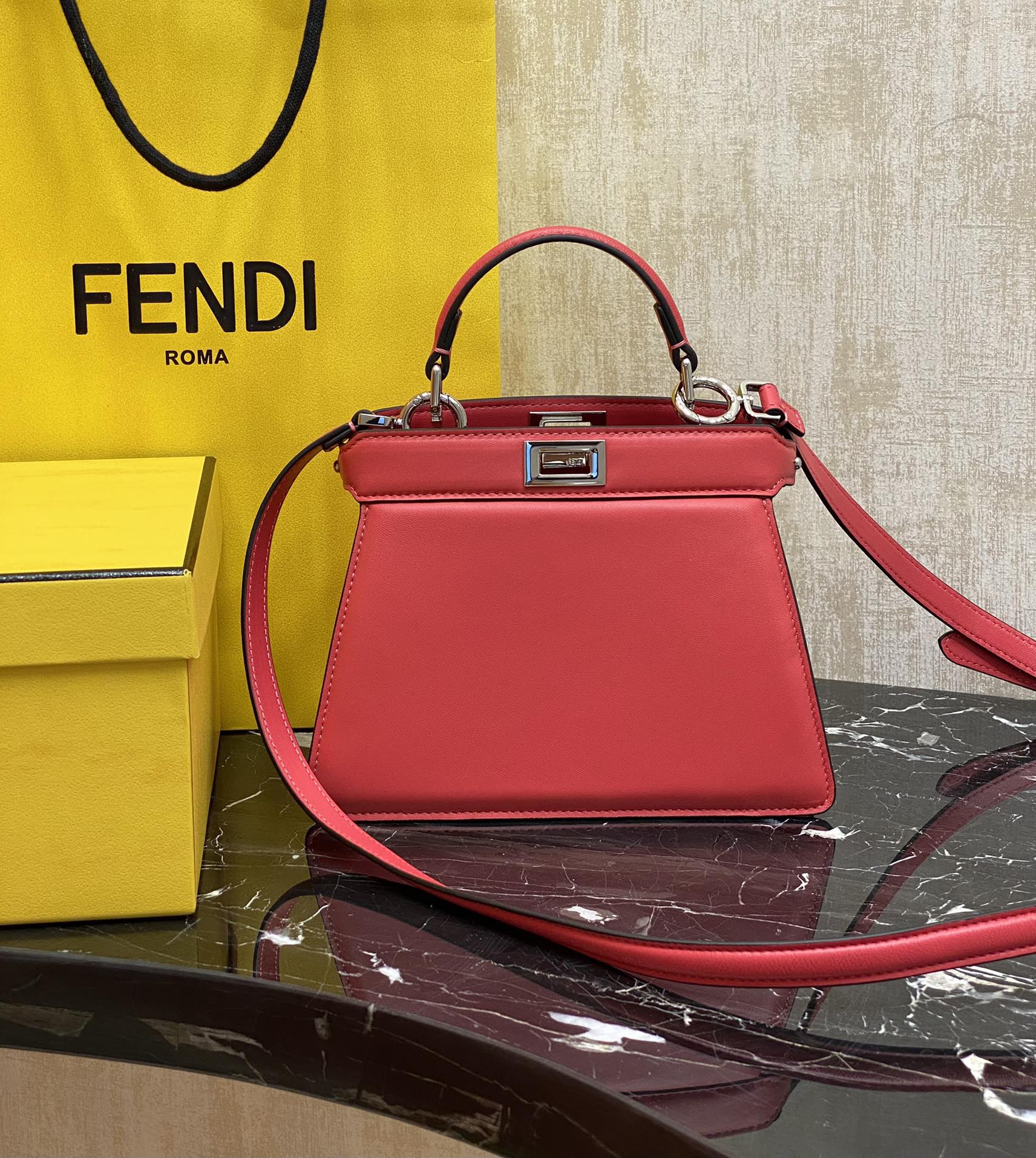 Fendi 900 Lambskin Premium Details: