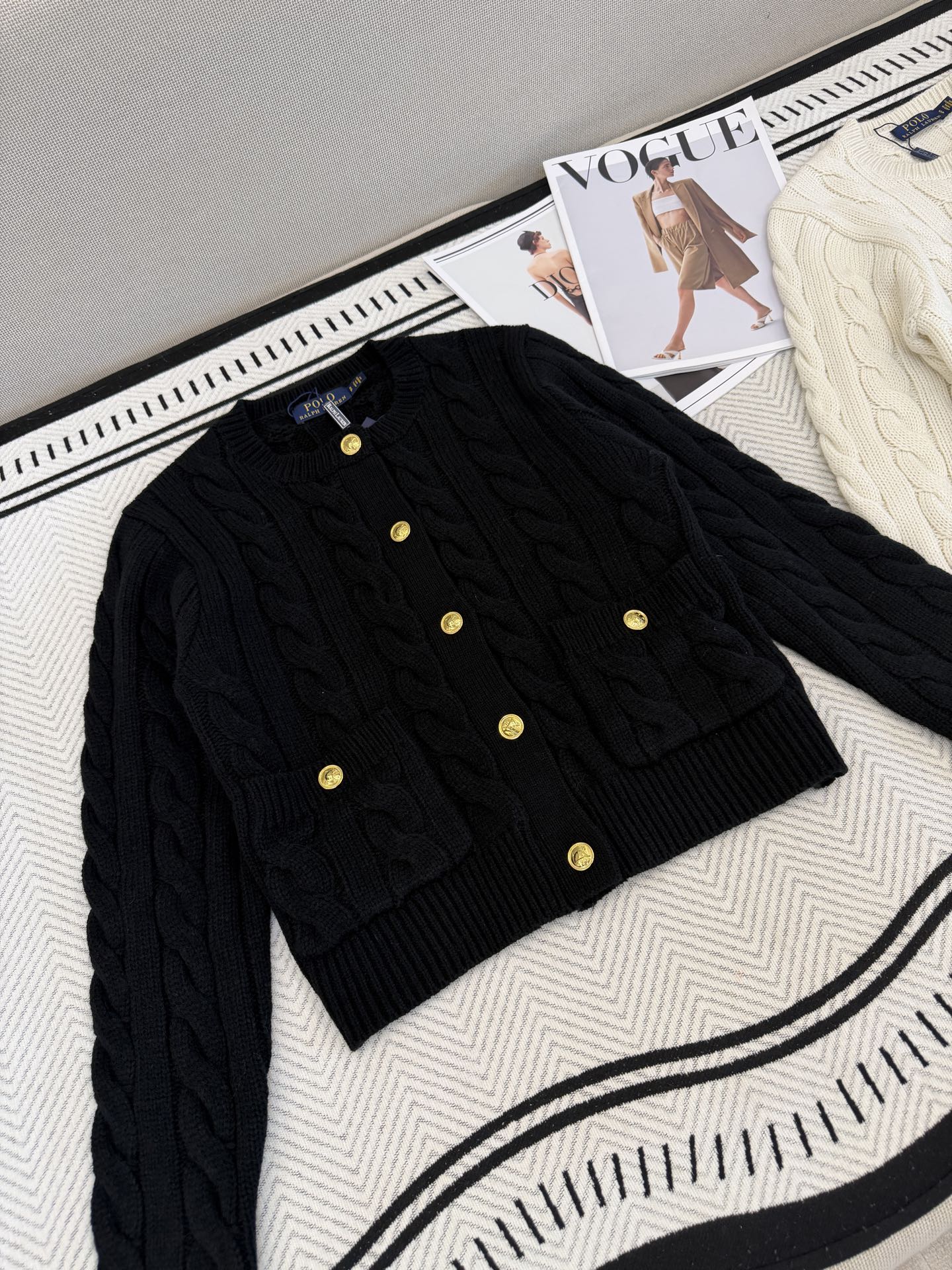 🛒白色加单出货‼️拉夫RL26冬季系列元版入定制的哈品质懂的哈～真的上身超级美丽超级好看的麻花系列 采用