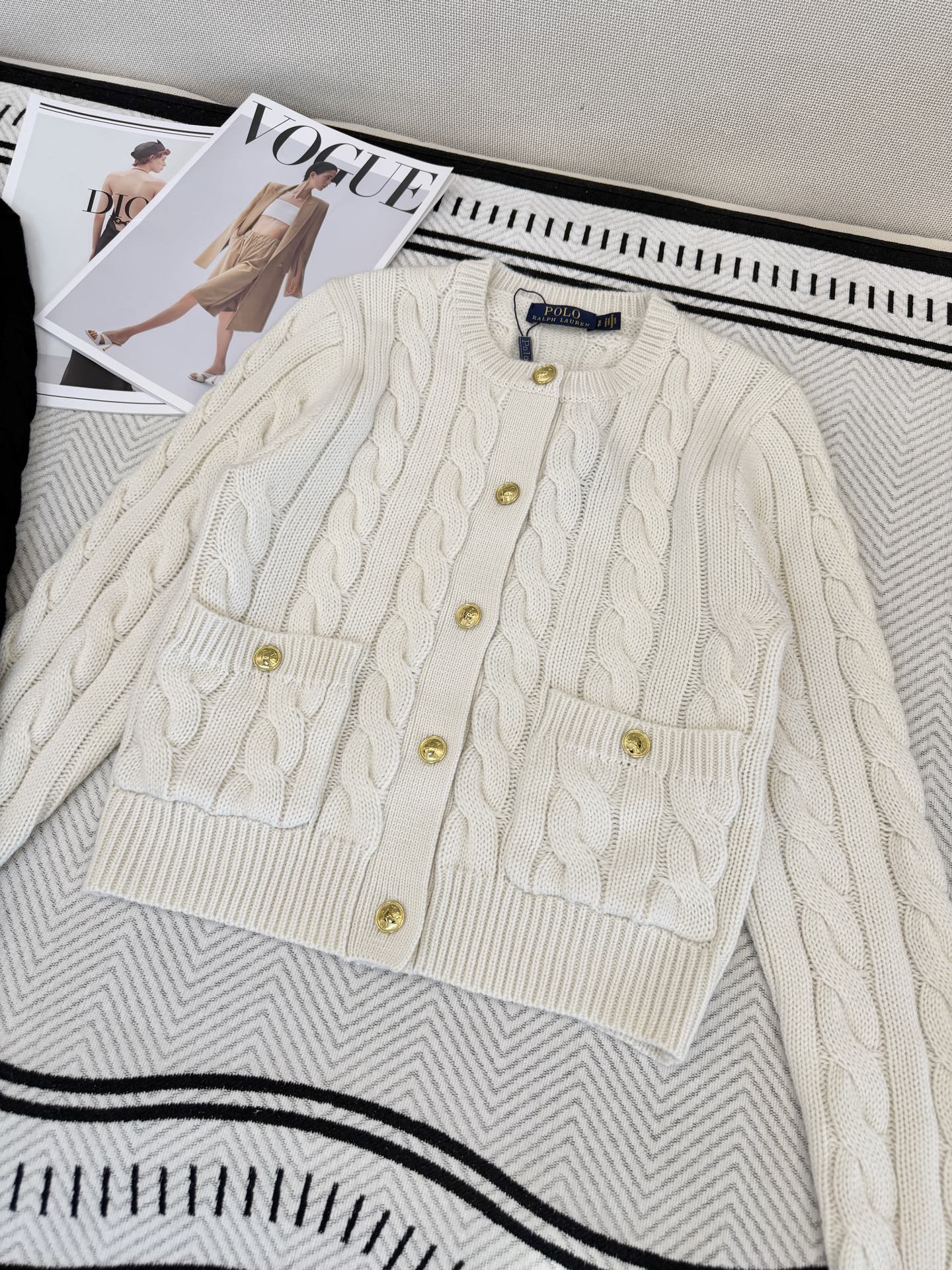 🛒白色加单出货‼️拉夫RL26冬季系列元版入定制的哈品质懂的哈～真的上身超级美丽超级好看的麻花系列 采用