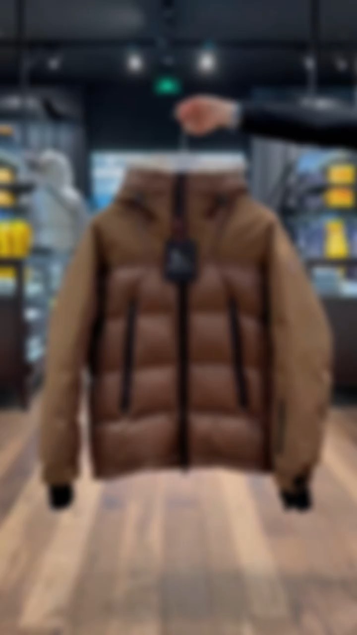 Moncler Grenoble男士Morgins羊毛皮衬里羽绒服.柜台3W+高端单品.柜台实拍视频参考