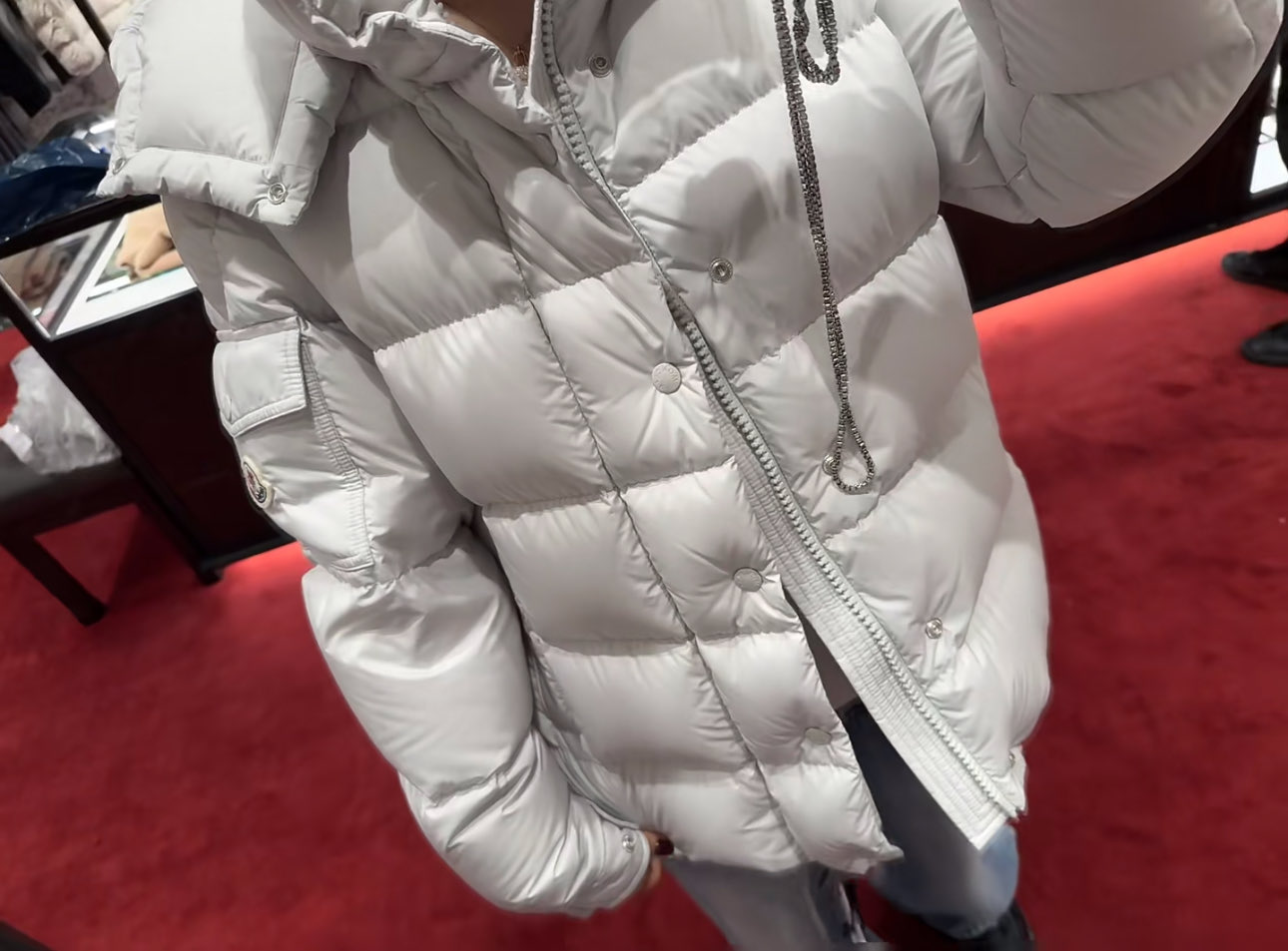 上身效果｜Mon Maya 70冬季羽绒服夹克外套.最火珍珠灰.夏季都抢不到的爆款配色.