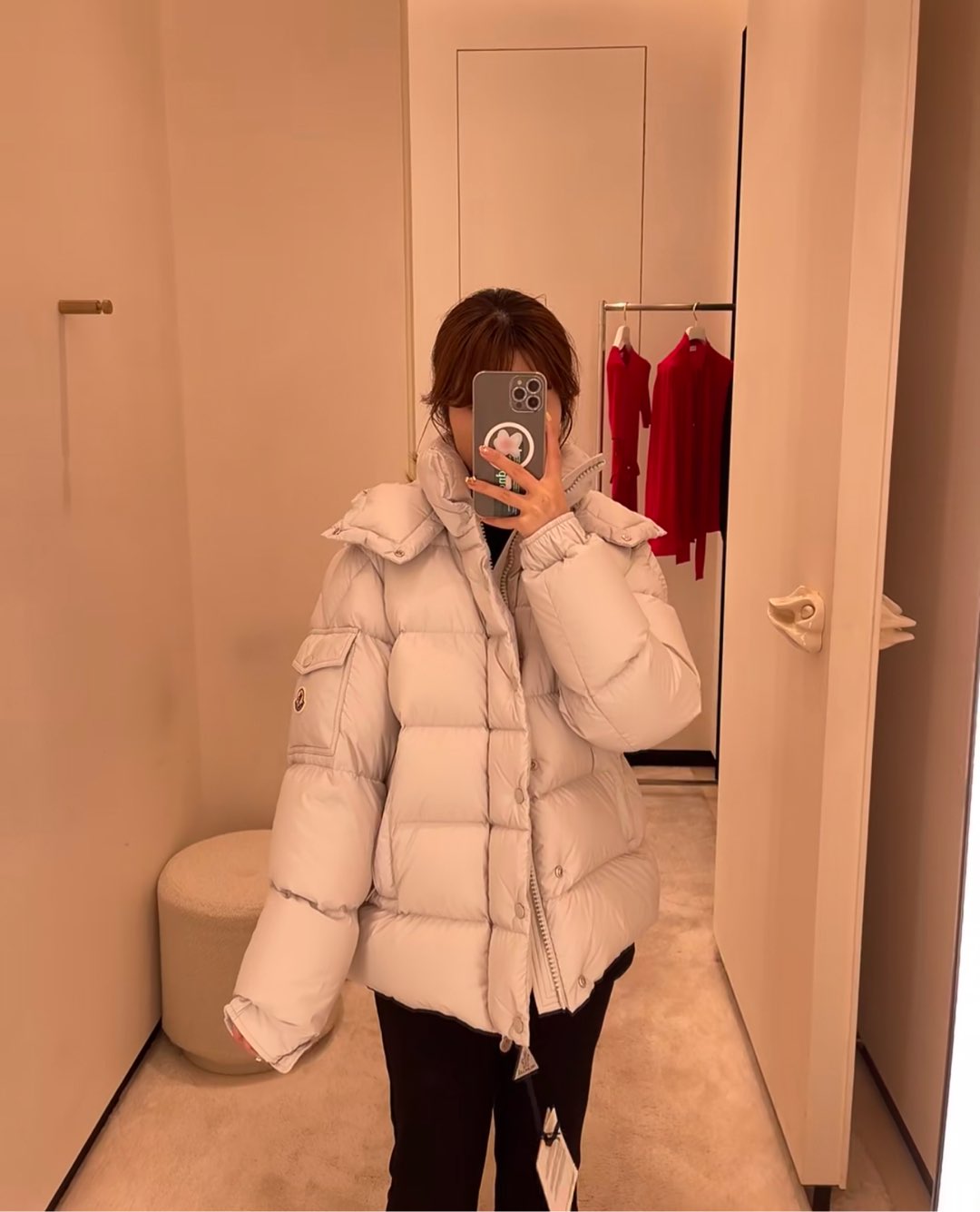 上身效果｜Mon Maya 70冬季羽绒服夹克外套.最火珍珠灰.夏季都抢不到的爆款配色.