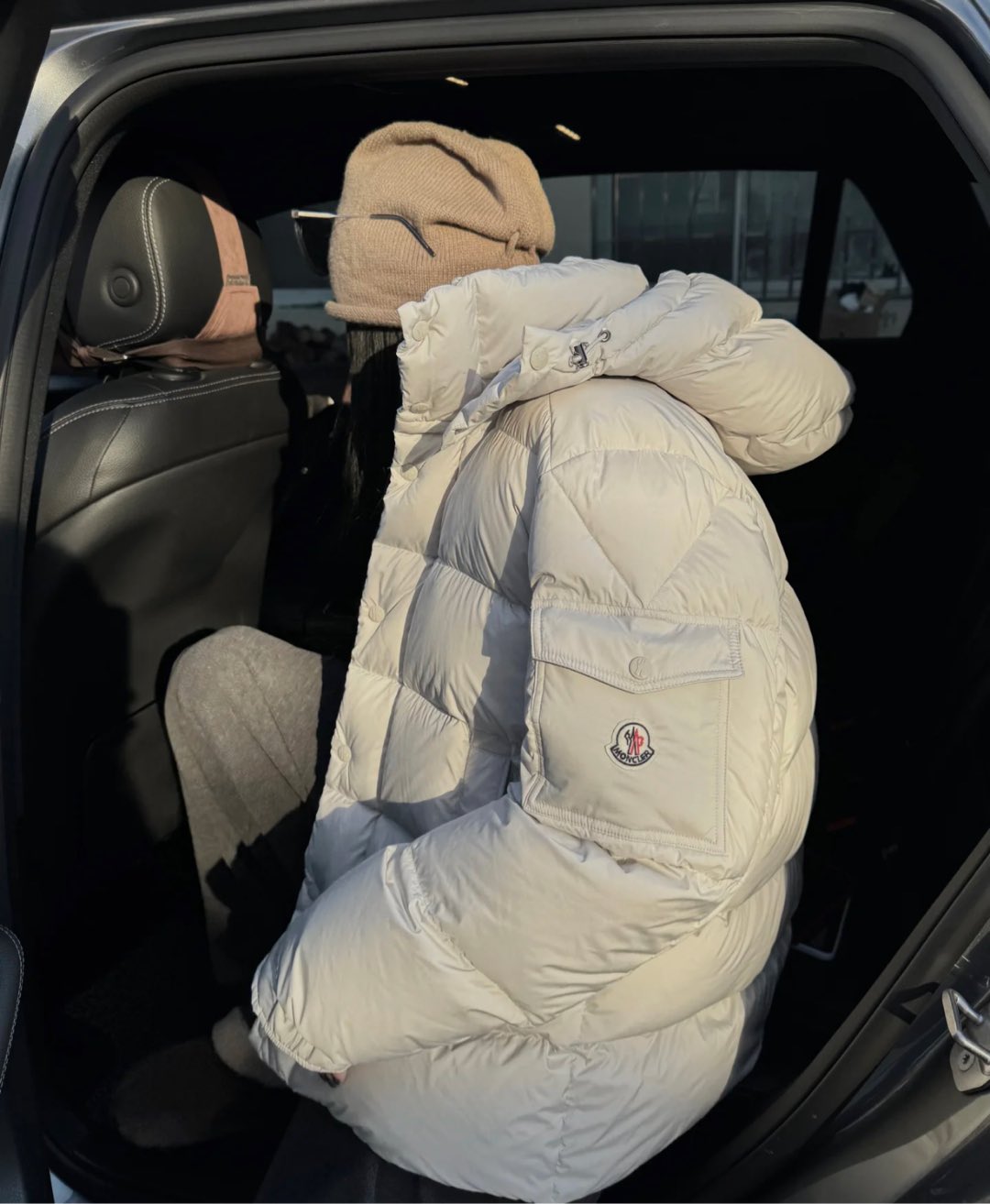 上身效果｜Mon Maya 70冬季羽绒服夹克外套.最火珍珠灰.夏季都抢不到的爆款配色.