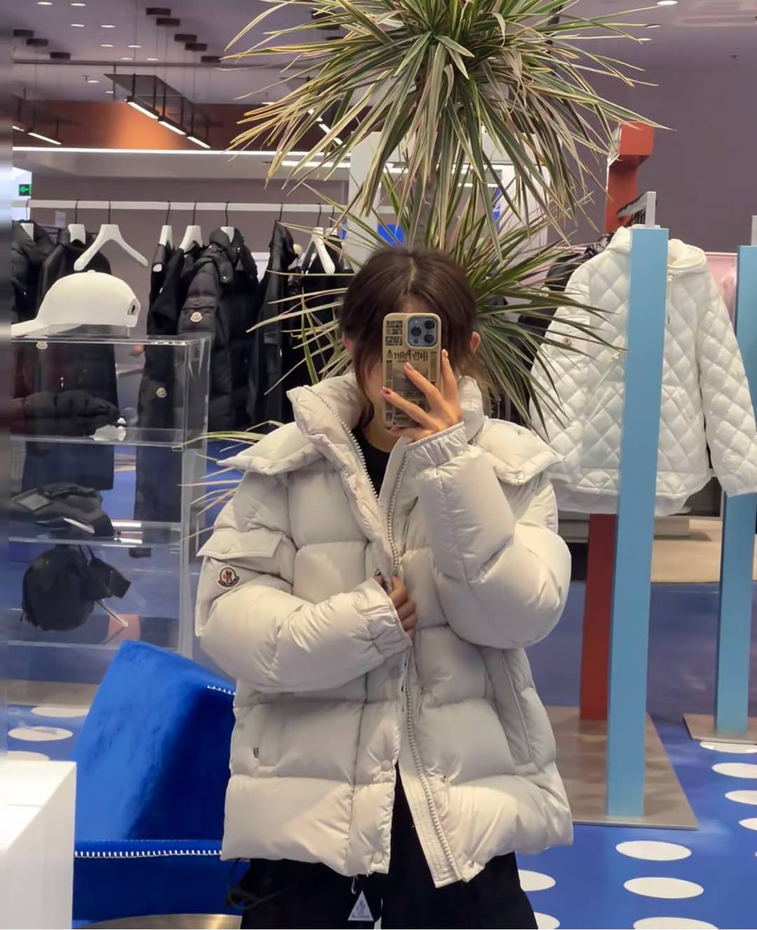 上身效果｜Mon Maya 70冬季羽绒服夹克外套.最火珍珠灰.夏季都抢不到的爆款配色.