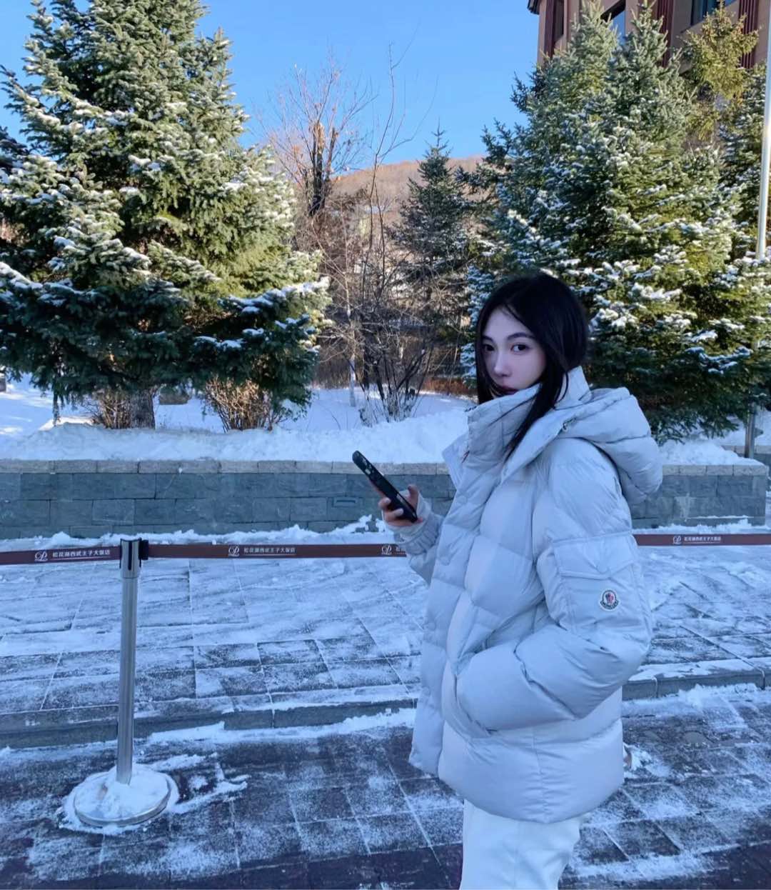 上身效果｜Mon Maya 70冬季羽绒服夹克外套.最火珍珠灰.夏季都抢不到的爆款配色.